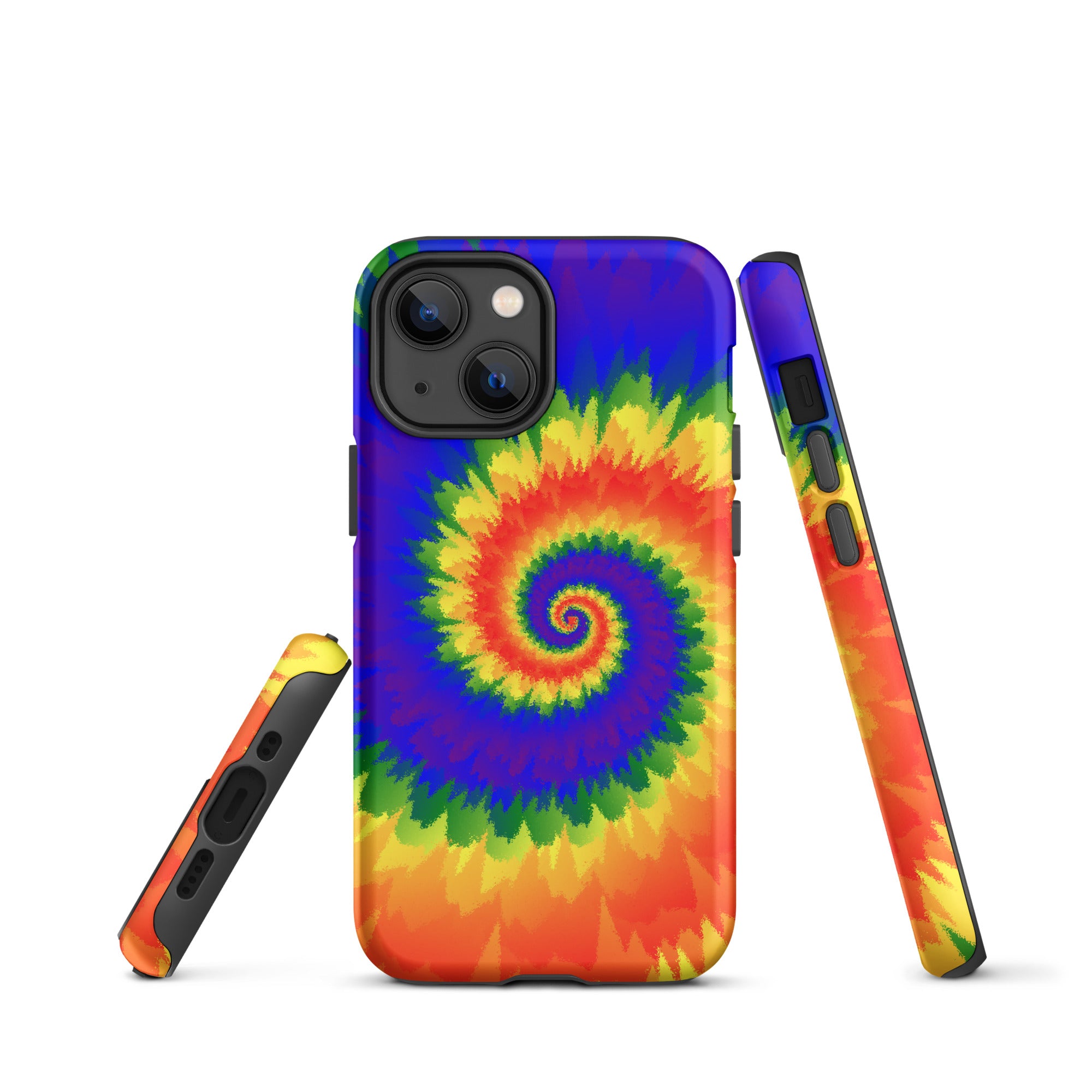 Tough Case for iPhone®-Tie Dye Spiral - LGBTQ
