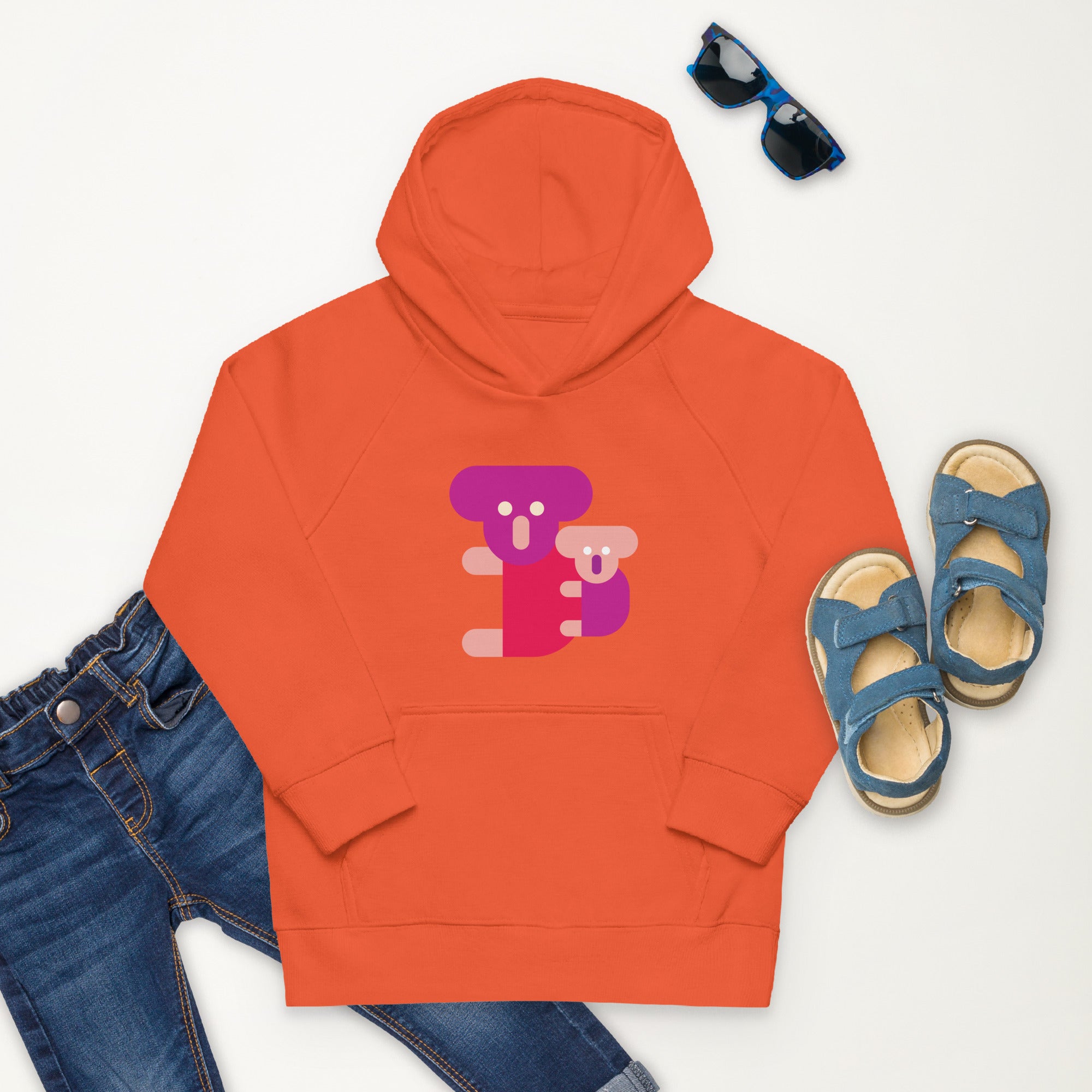 Kids eco hoodie-Panda