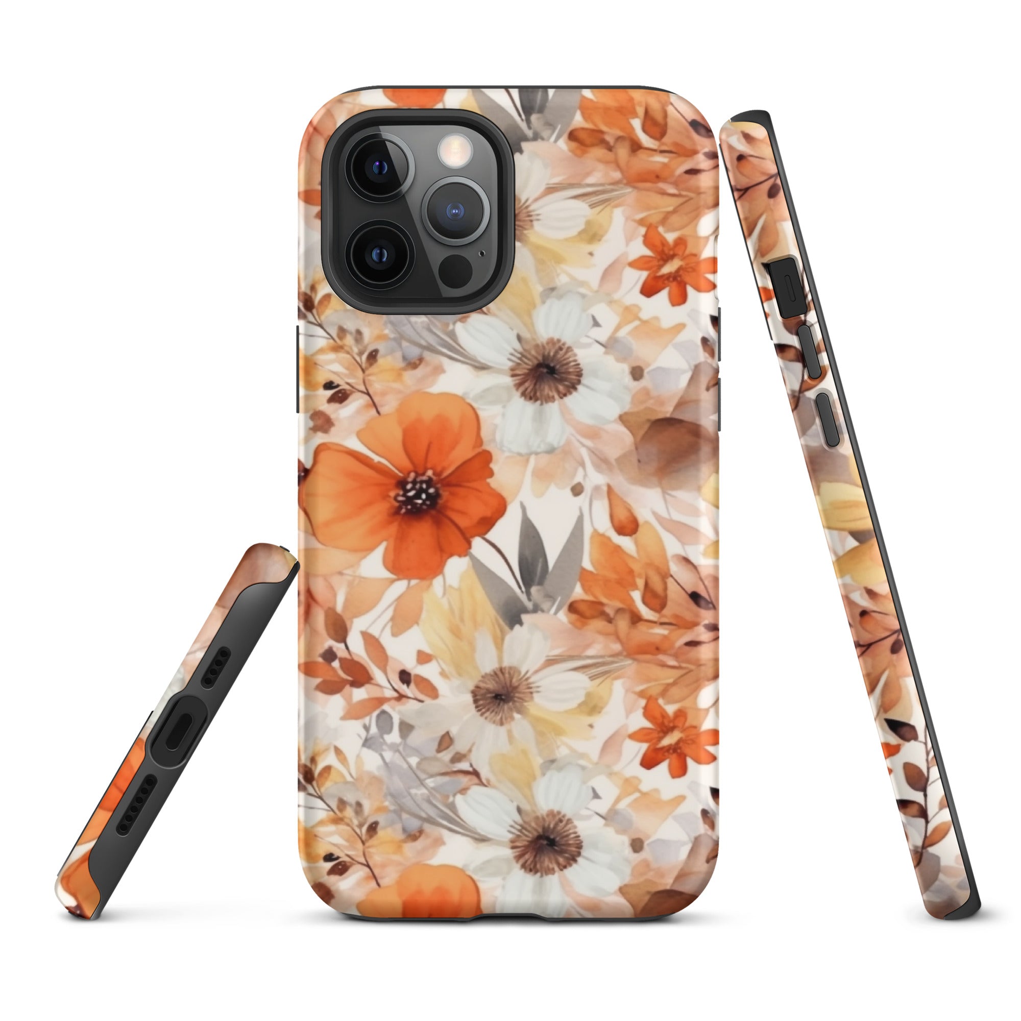 Tough Case for iPhone®- Floral Pattern I