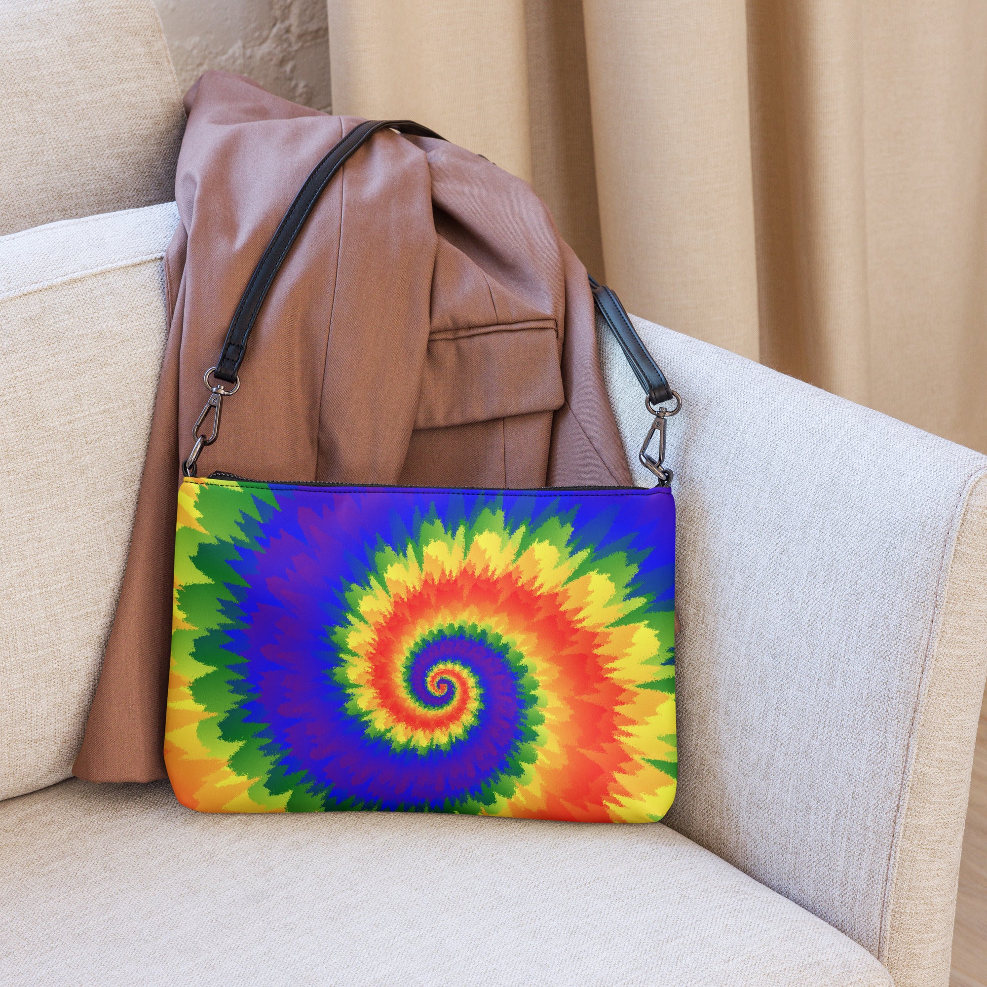Crossbody bag- Tie Dye Spiral- LGBTQ