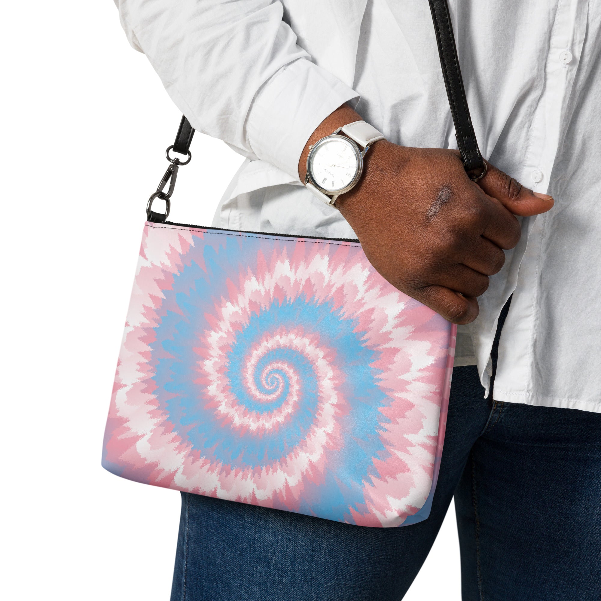 Crossbody bag- Tie Dye Spiral- Transgender