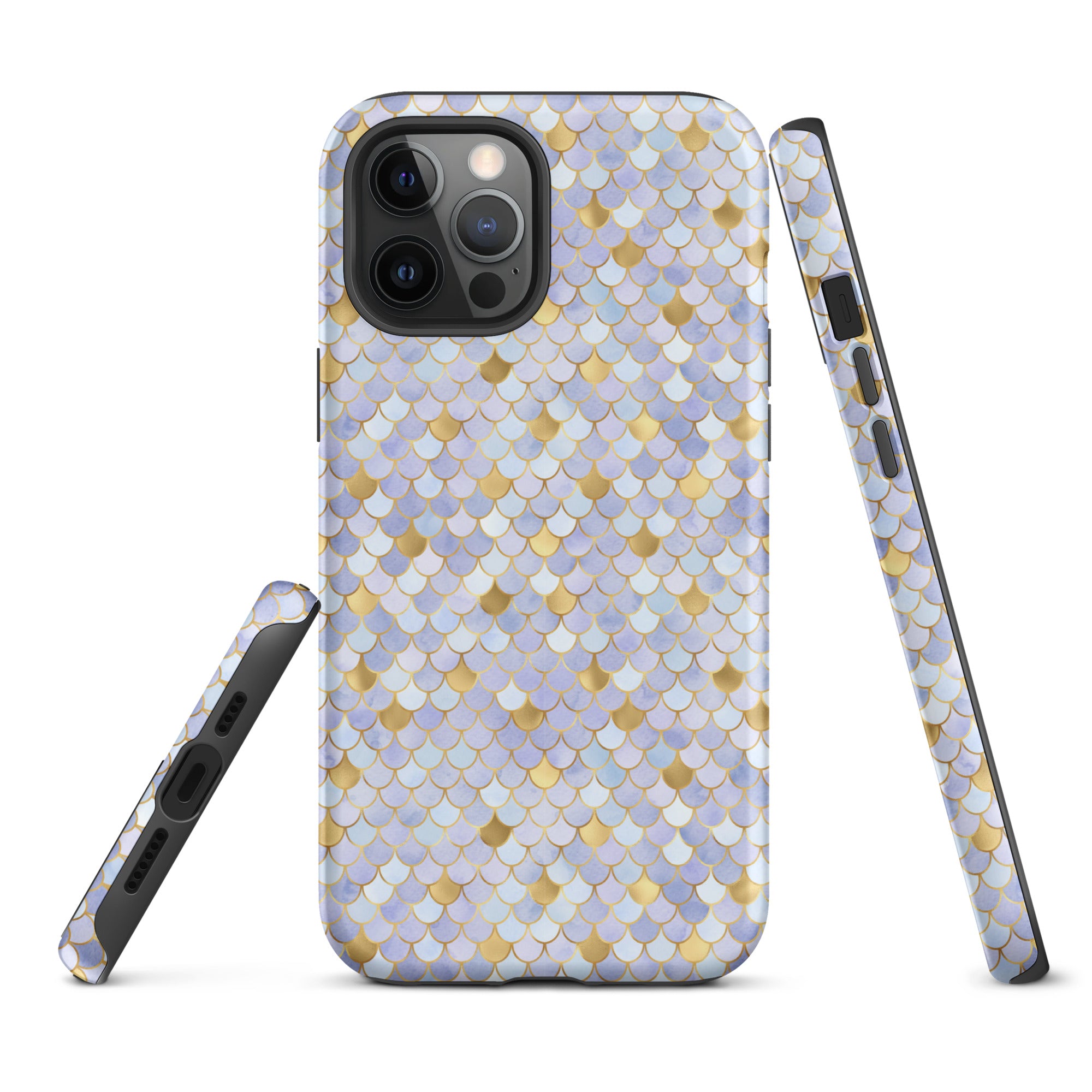 Tough Case for iPhone®- Mermaid Skin Purple