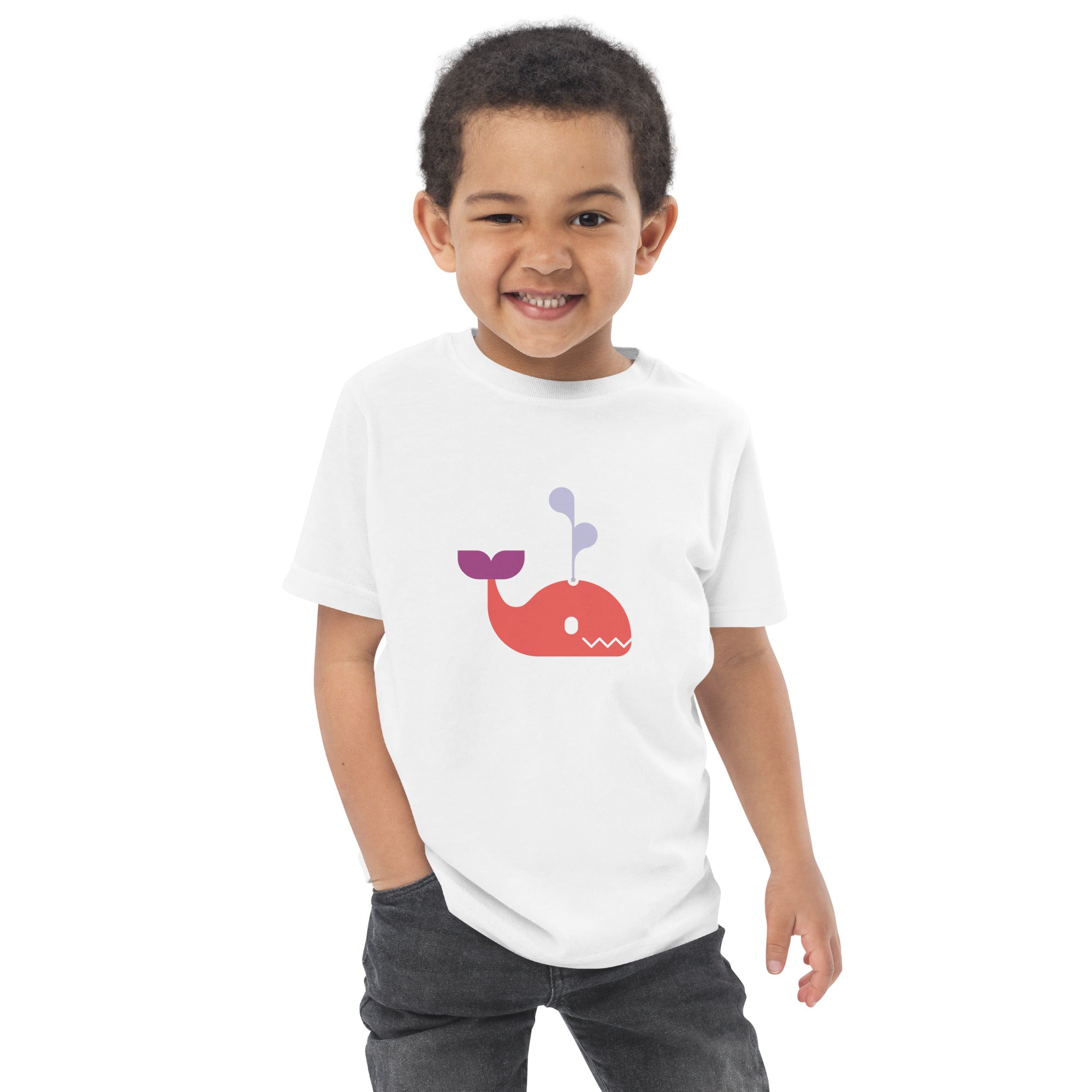 Toddler jersey t-shirt-Whale