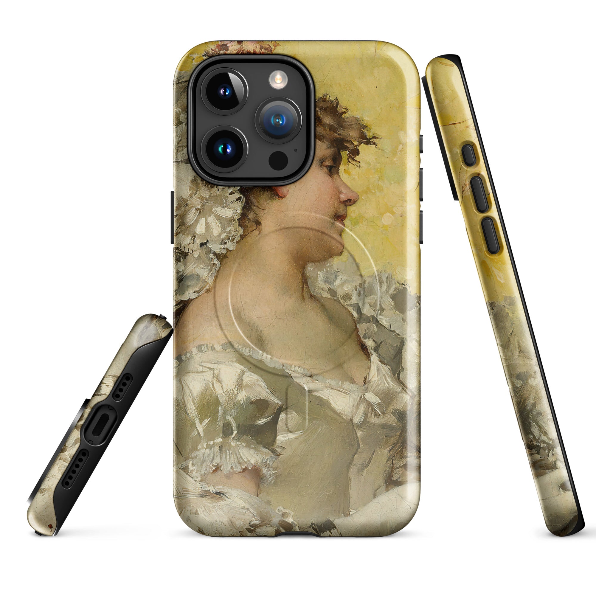 MagSafe® Tough case for iPhone®-Lady in White