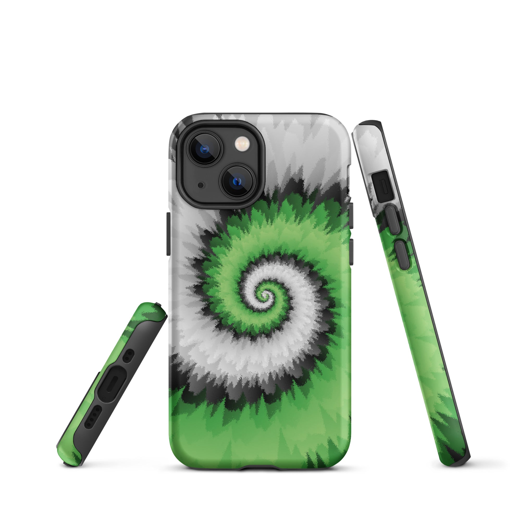 Tough Case for iPhone®-Tie Dye Spiral - Aromantic