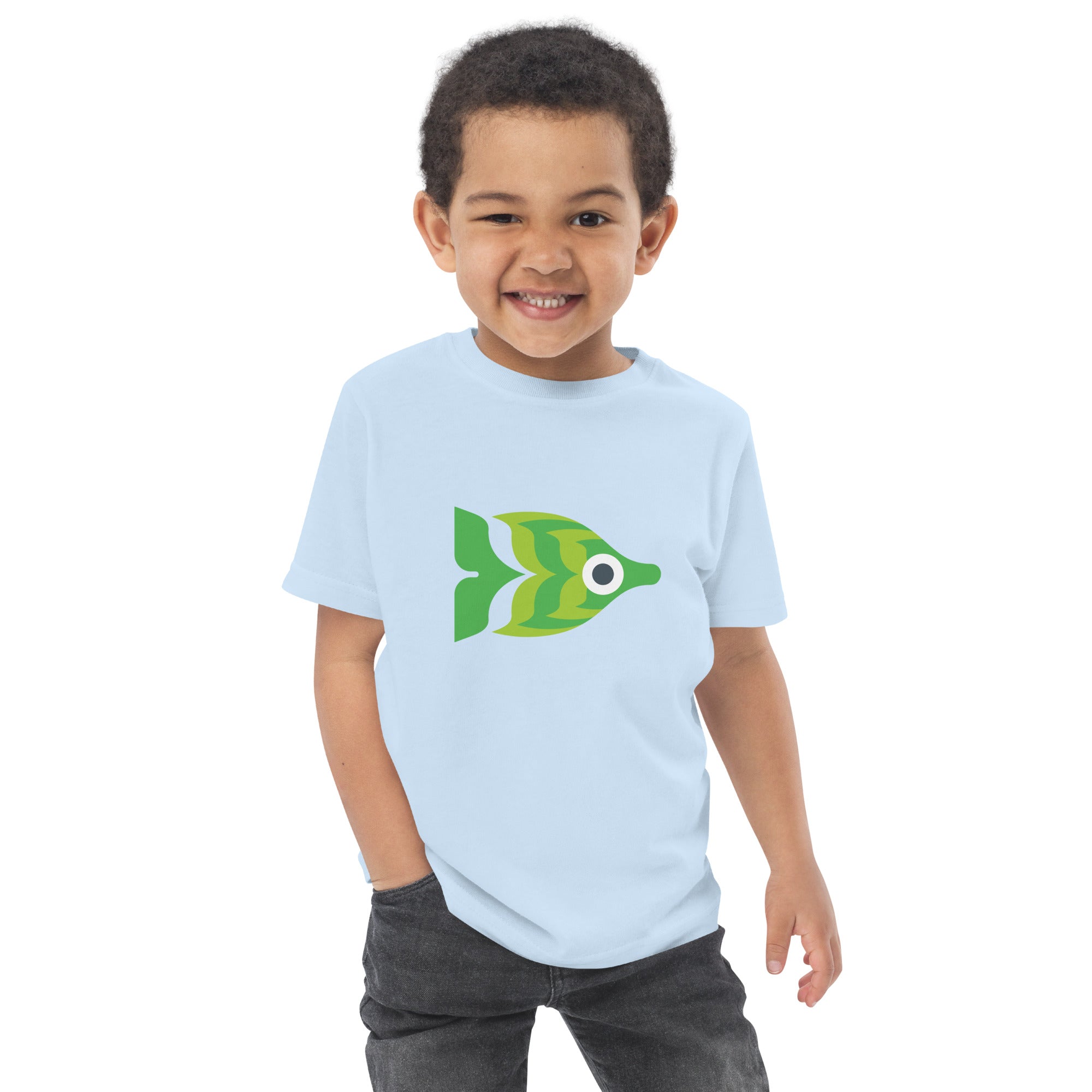Toddler jersey t-shirt-Fish I