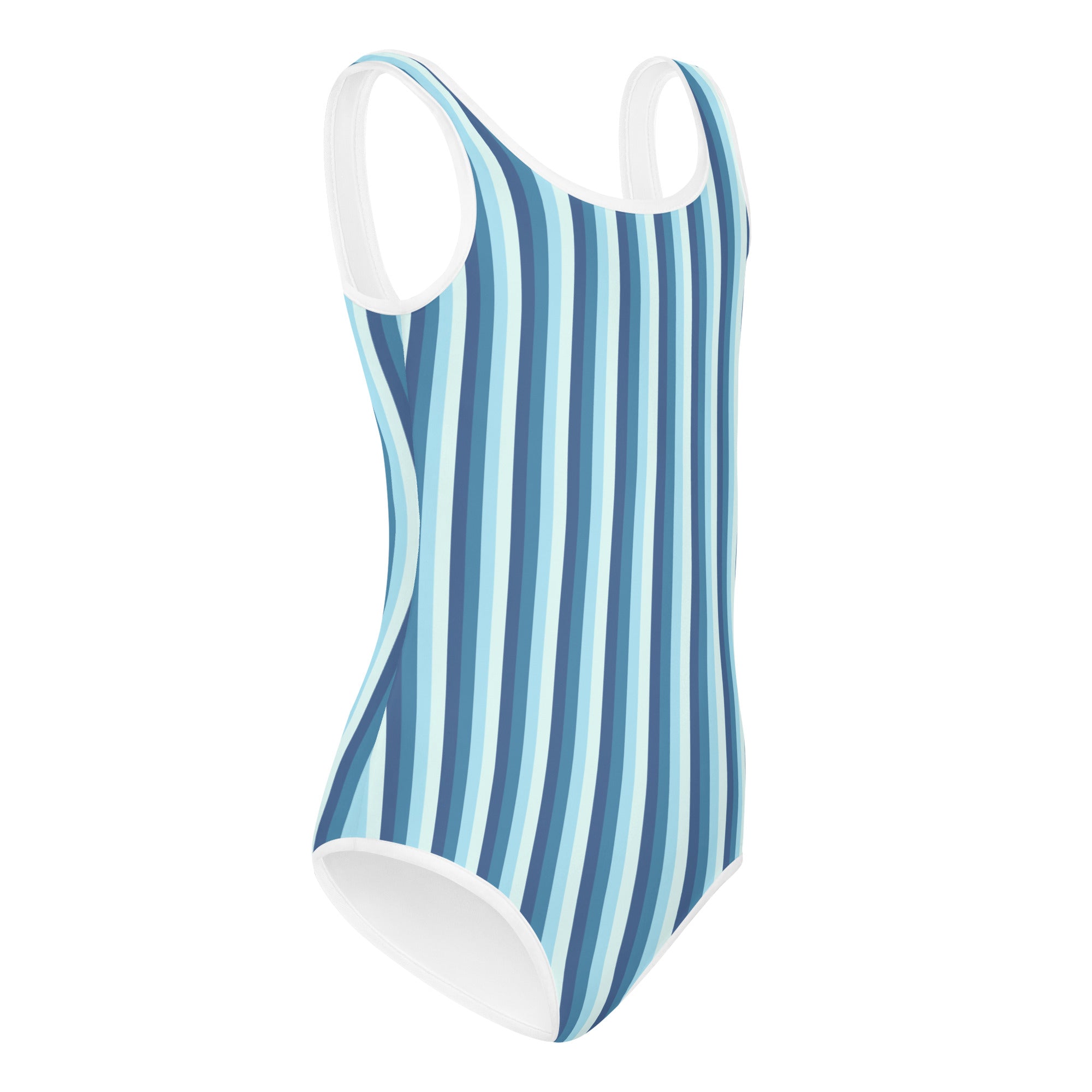 Colorful Striped Kids Swimsuit XIII
