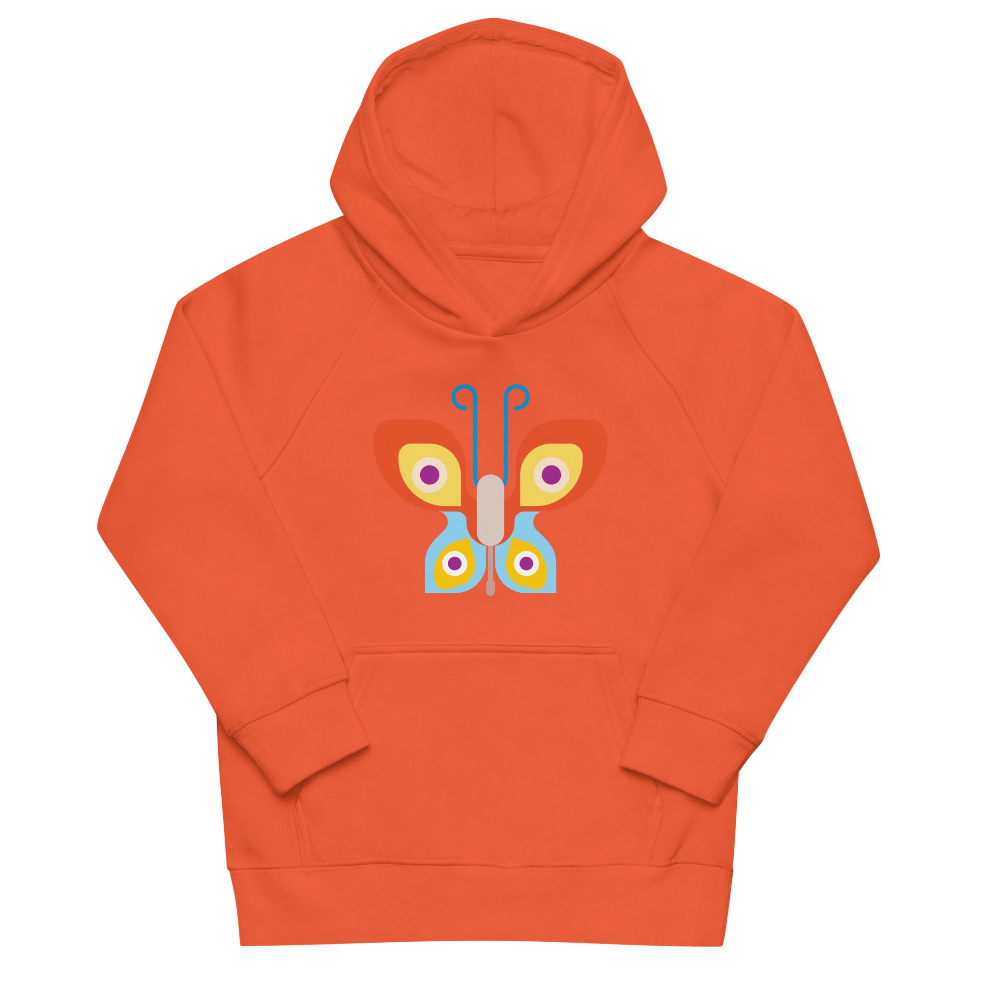Kids eco hoodie-Butterfly