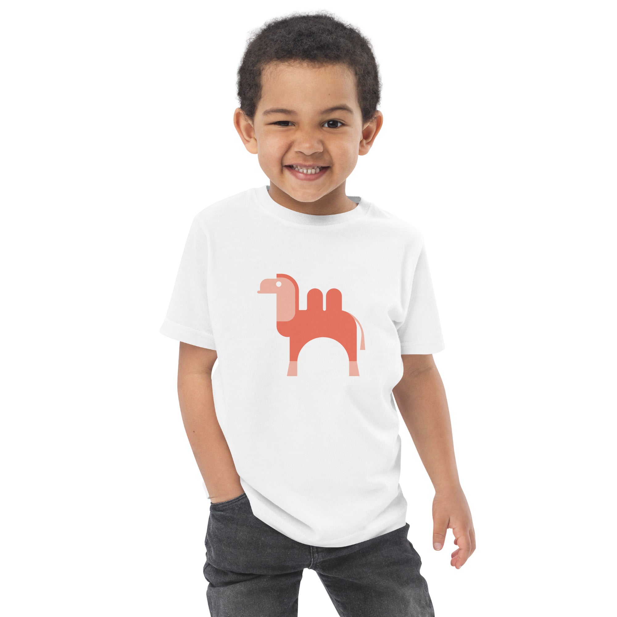 Toddler jersey t-shirt-Camel