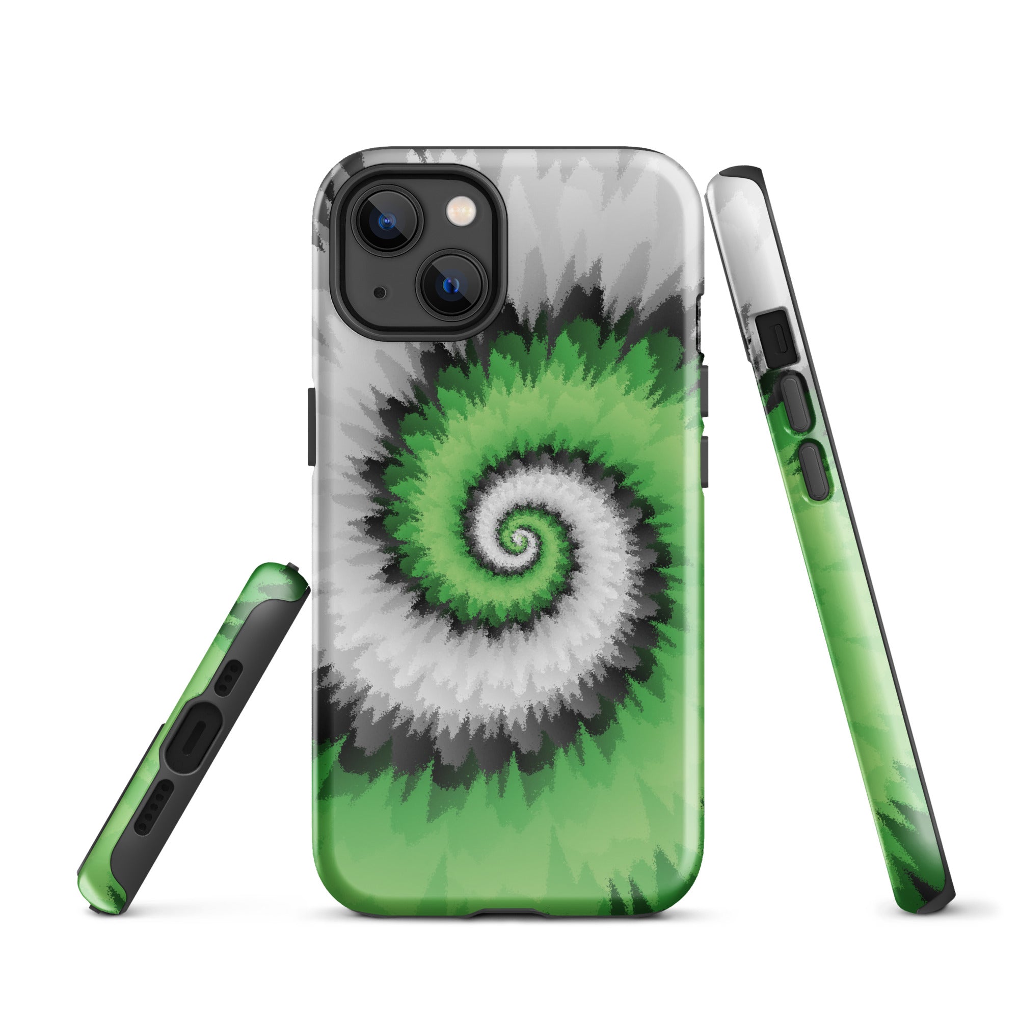 Tough Case for iPhone®-Tie Dye Spiral - Aromantic