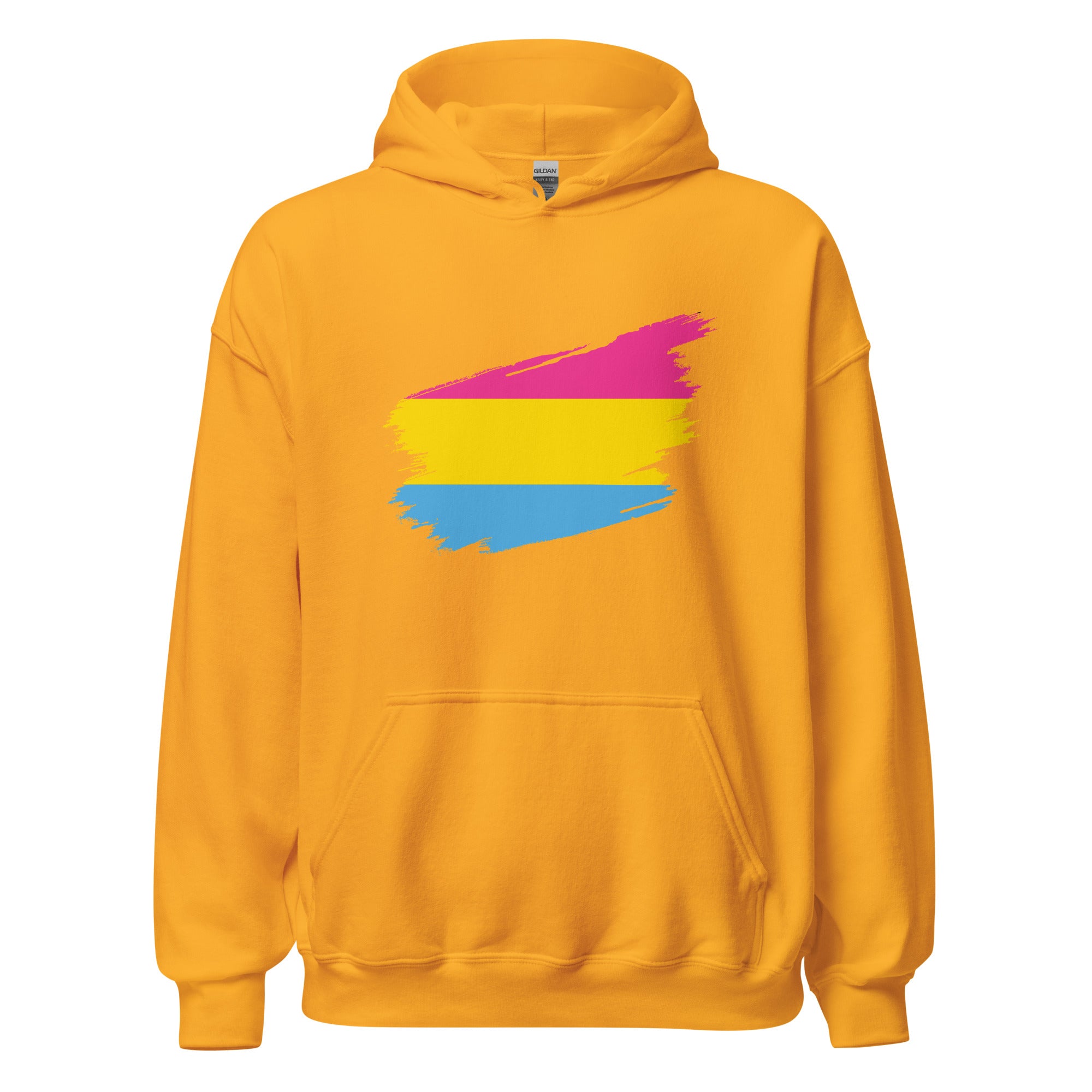 Unisex Hoodie-Pansexual Grunge Flag