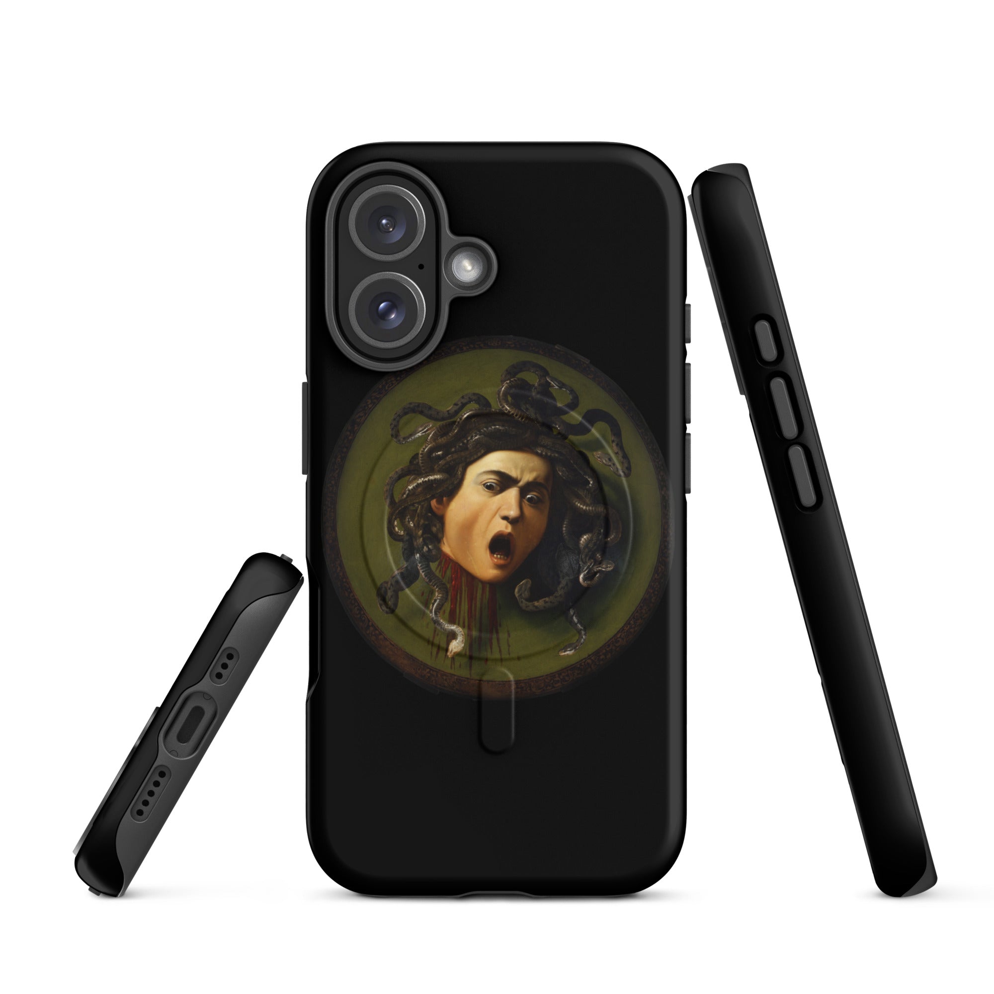 MagSafe® tough case for iPhone®-Caravaggio-Medusa 1597