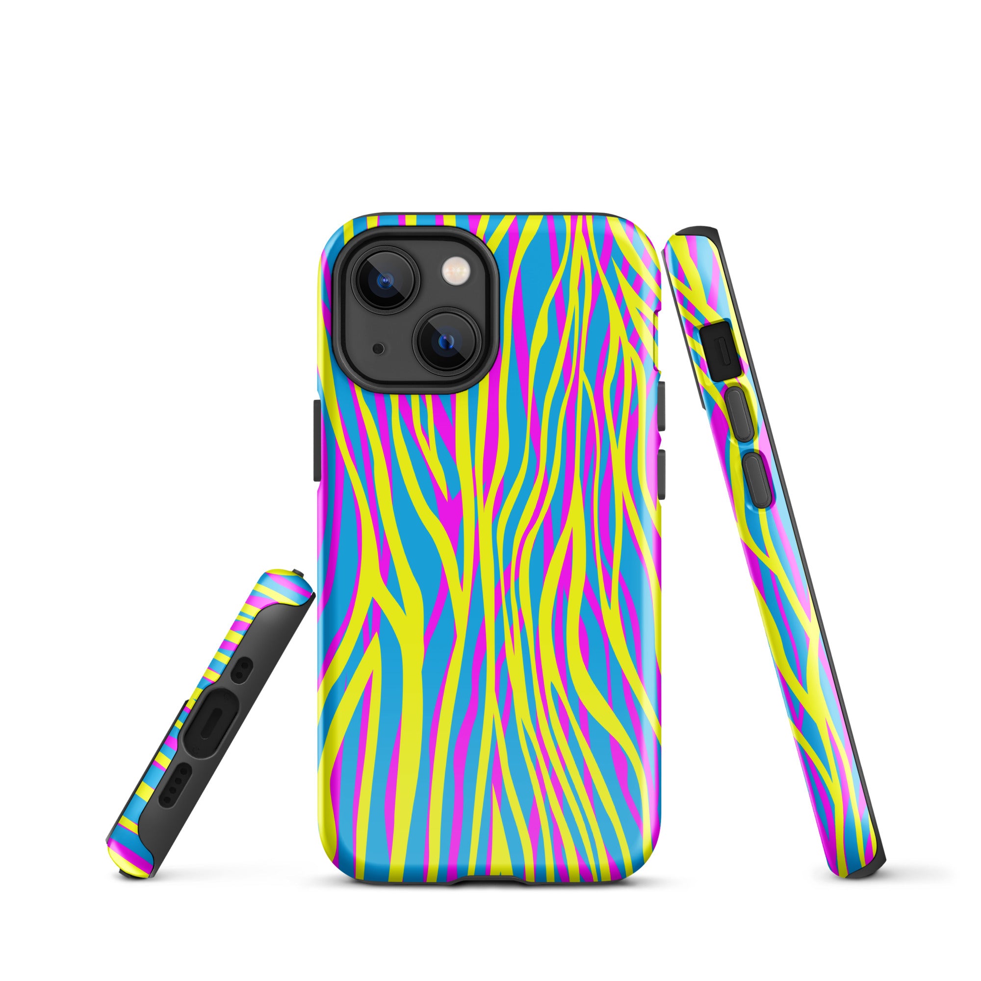 Tough Case for iPhone®- Funky Zebra Pattern IV