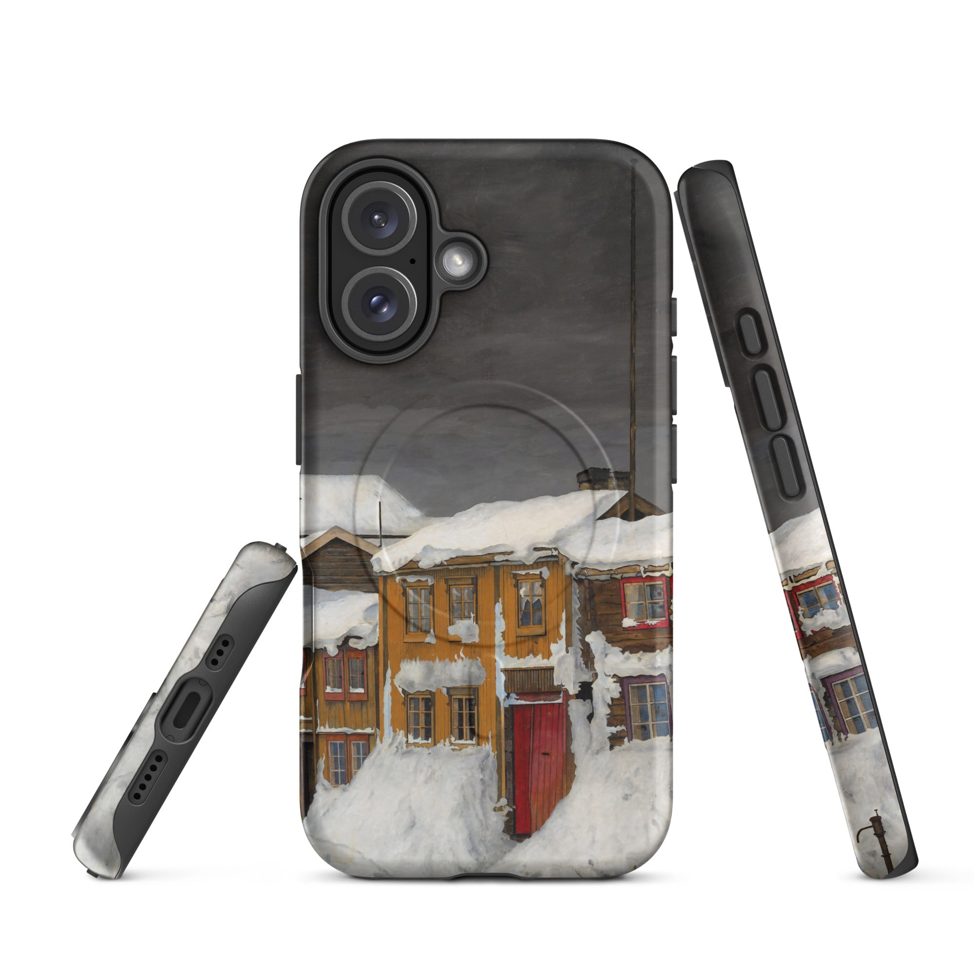 MagSafe® Tough case for iPhone®-Streets in Rros in Winter