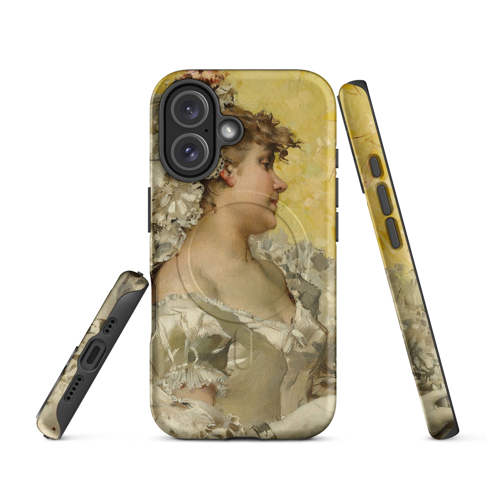 MagSafe® Tough case for iPhone®-Lady in White