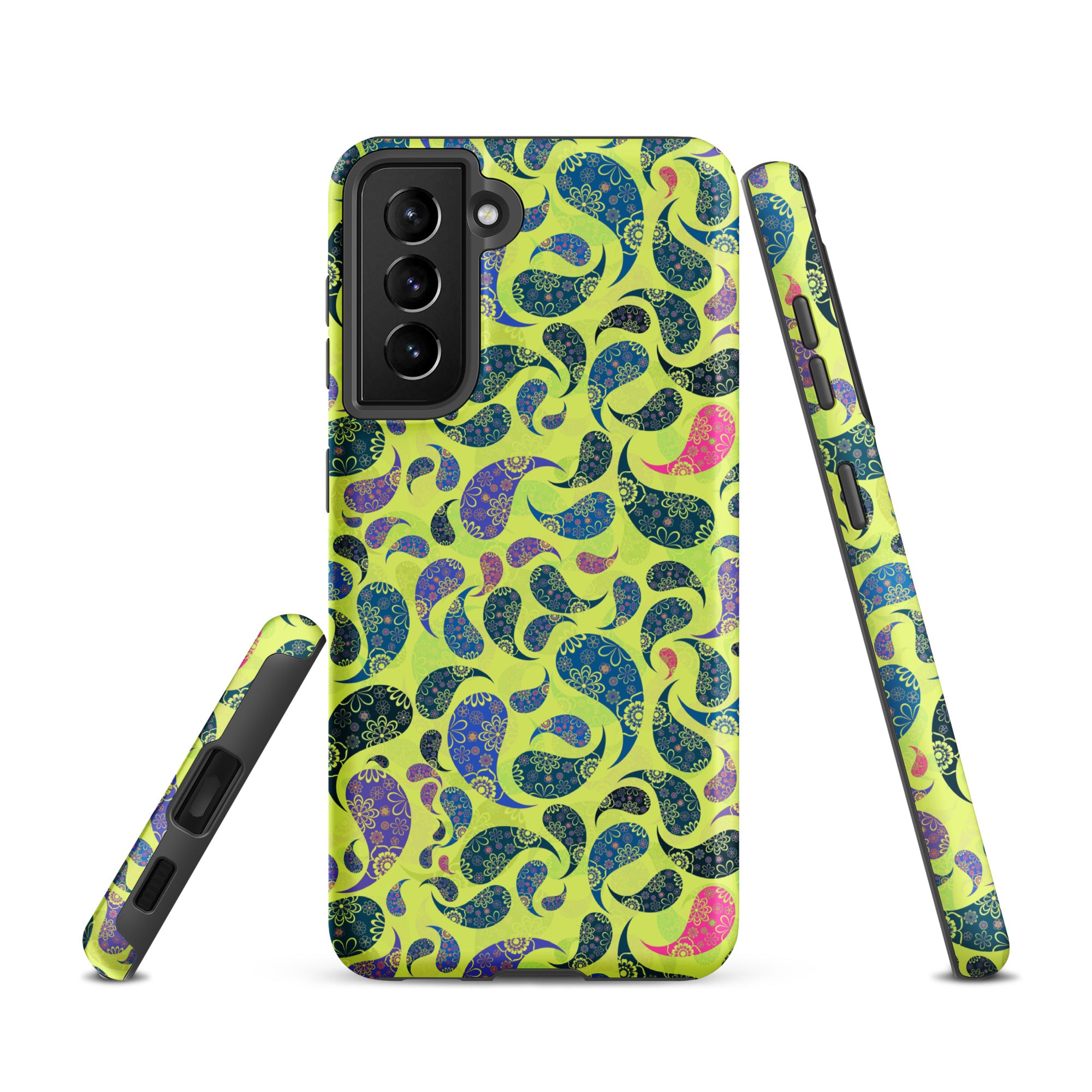 Tough case for Samsung®- Paisley Yellow