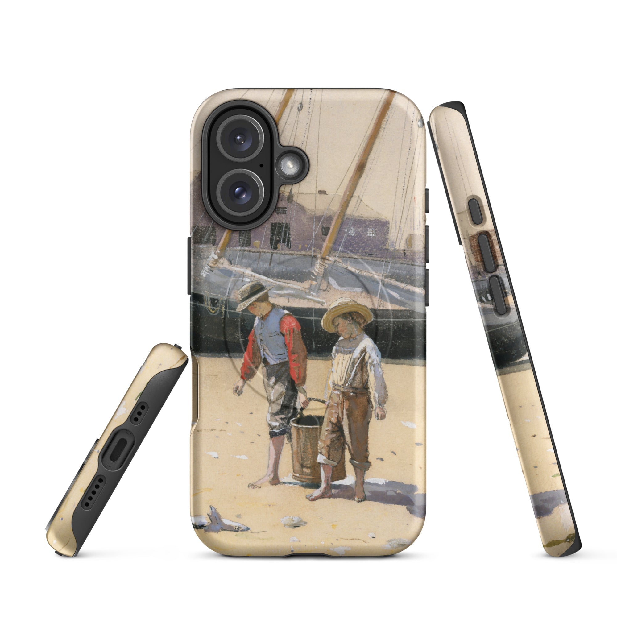 MagSafe® tough case for iPhone®-Winslow Homer-Basket of Clams 1873