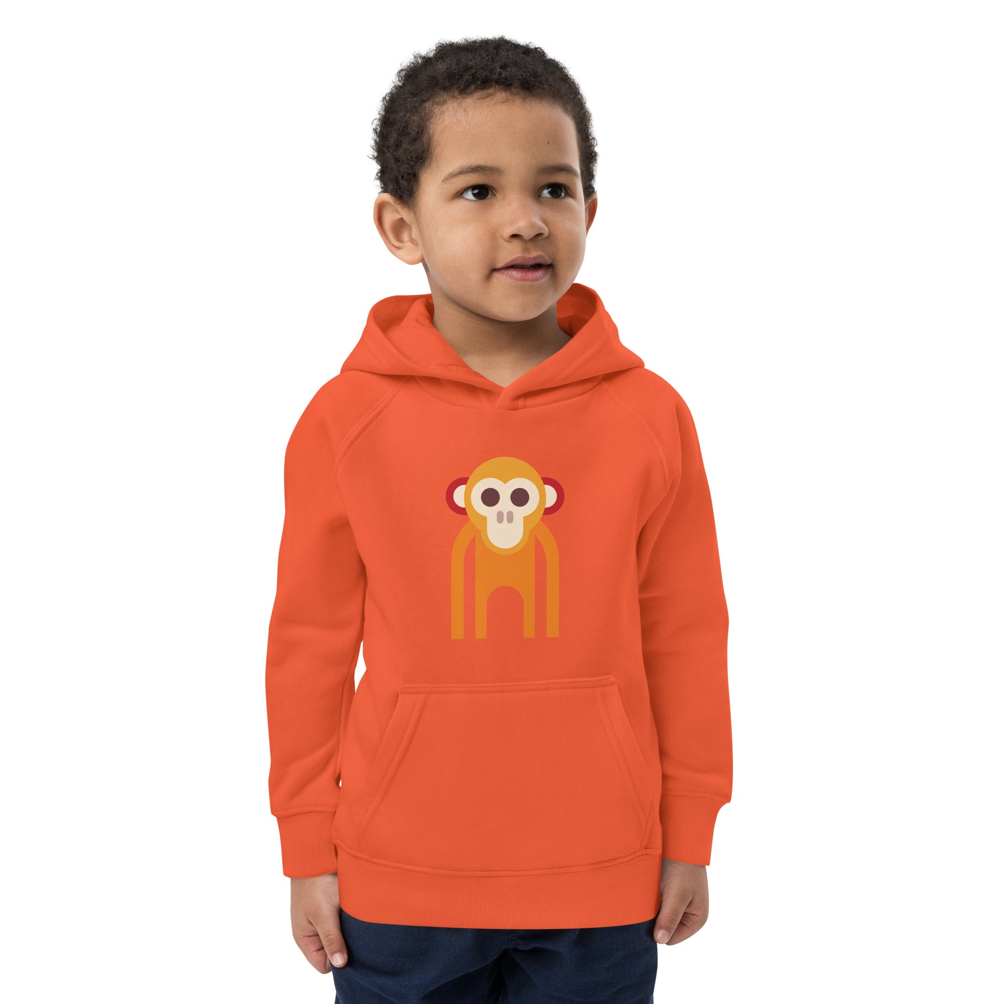 Kids eco hoodie-Monkey I