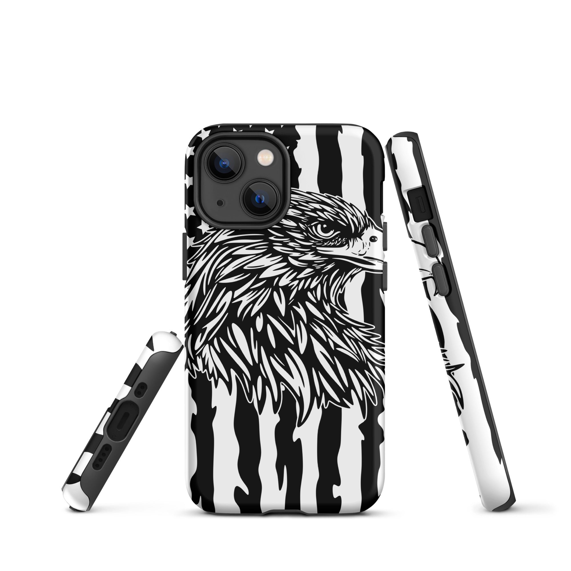 Tough Case for iPhone®- Eagle Mono