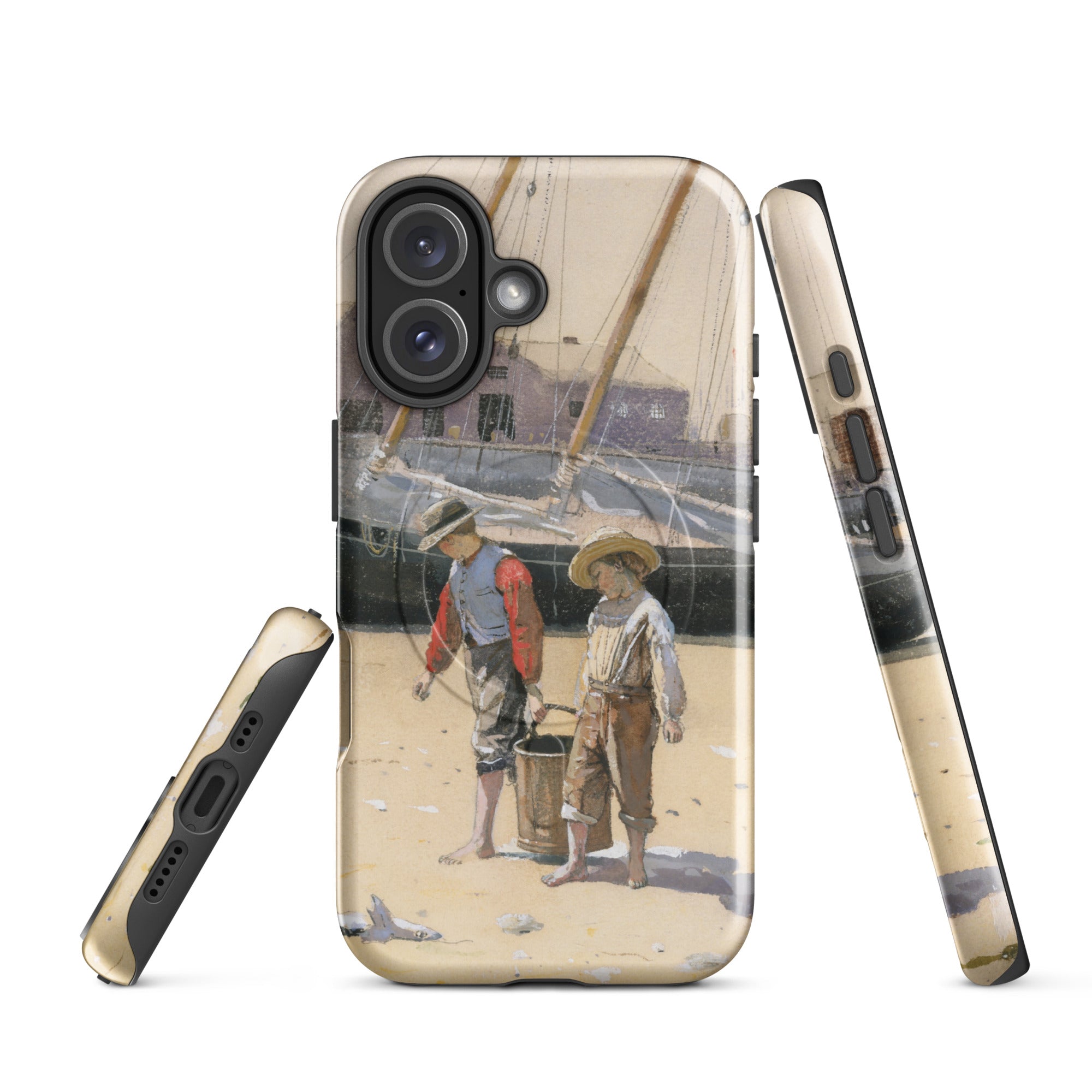 MagSafe® tough case for iPhone®-Winslow Homer-Basket of Clams 1873