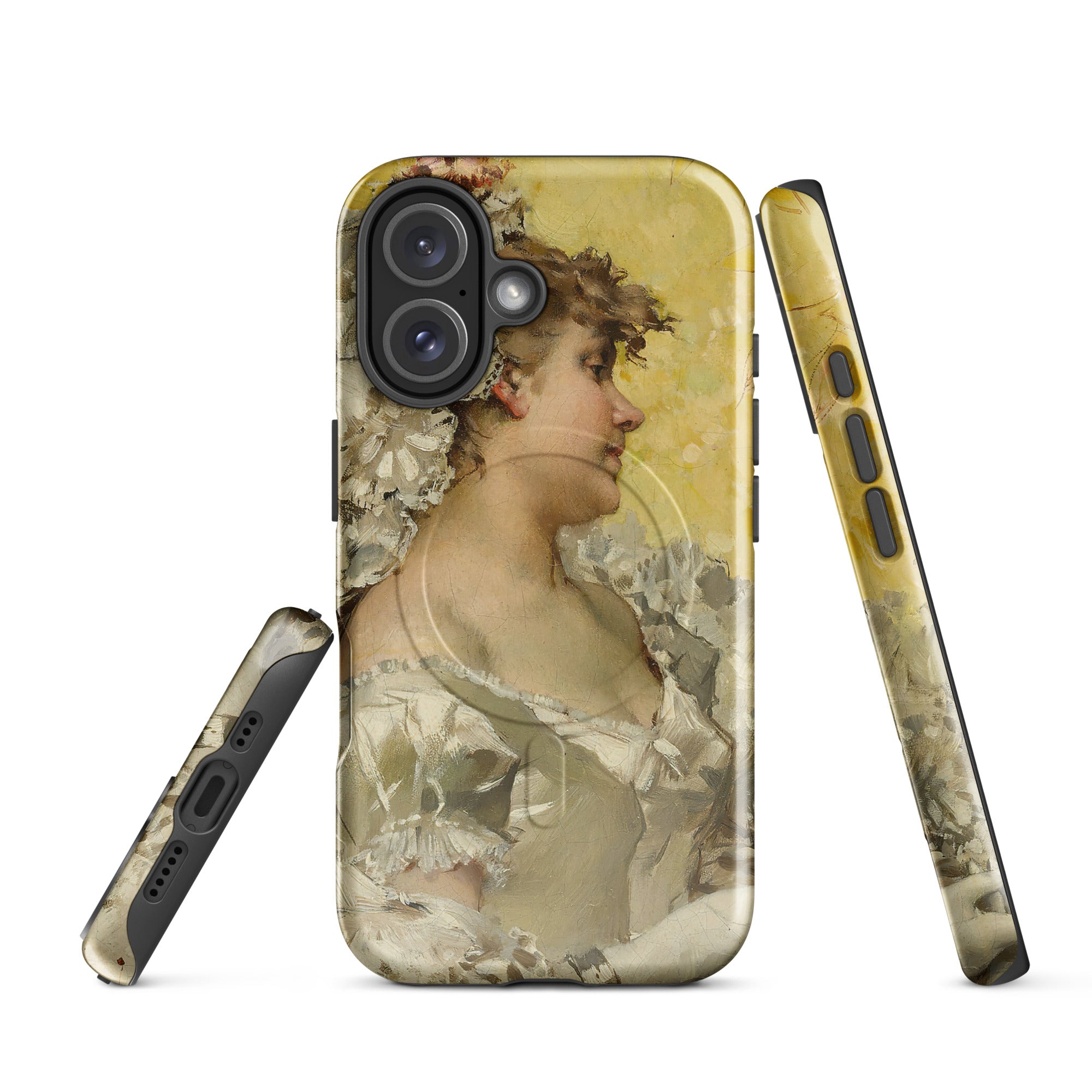 MagSafe® Tough case for iPhone®-Lady in White