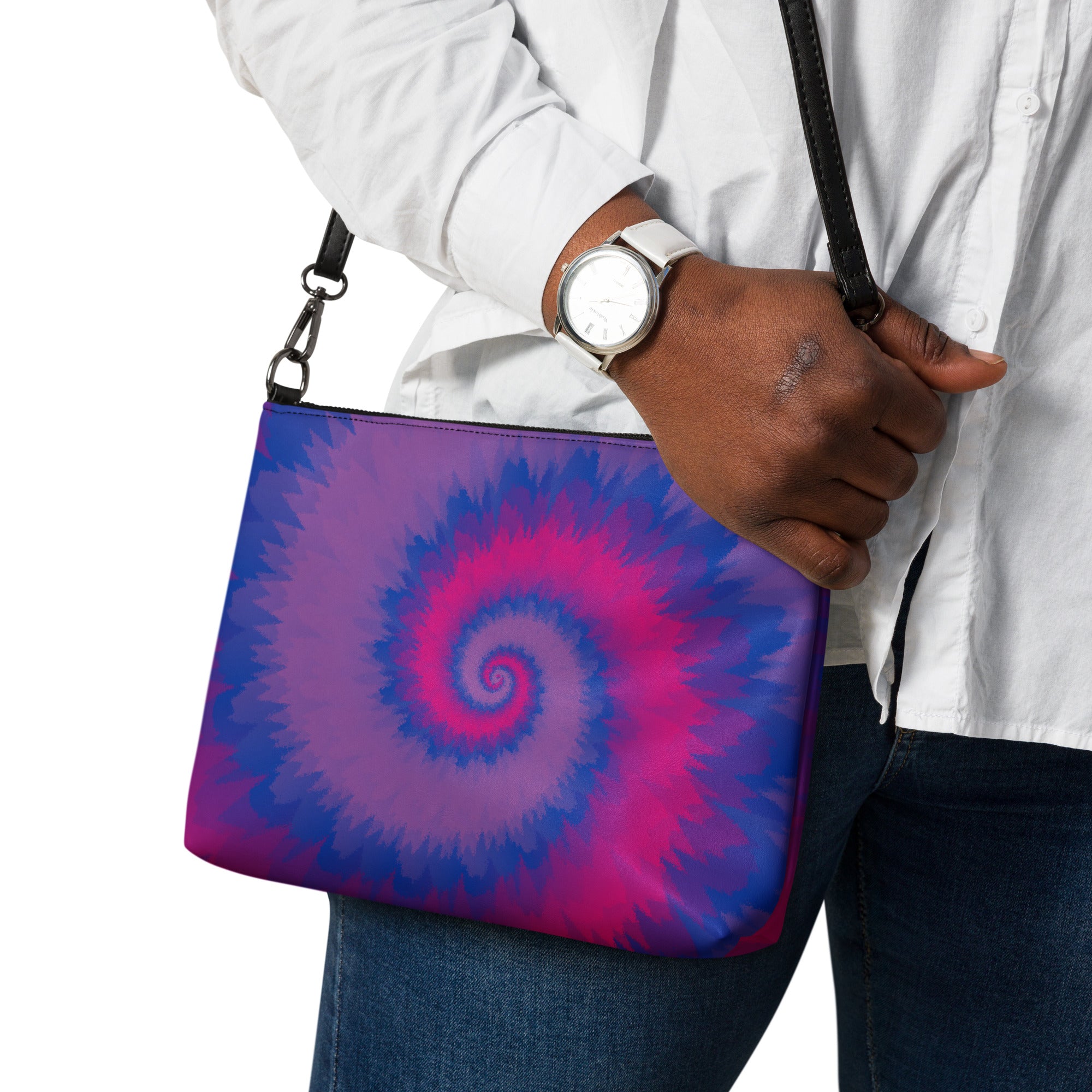 Crossbody bag- Tie Dye Spiral- Bisexual