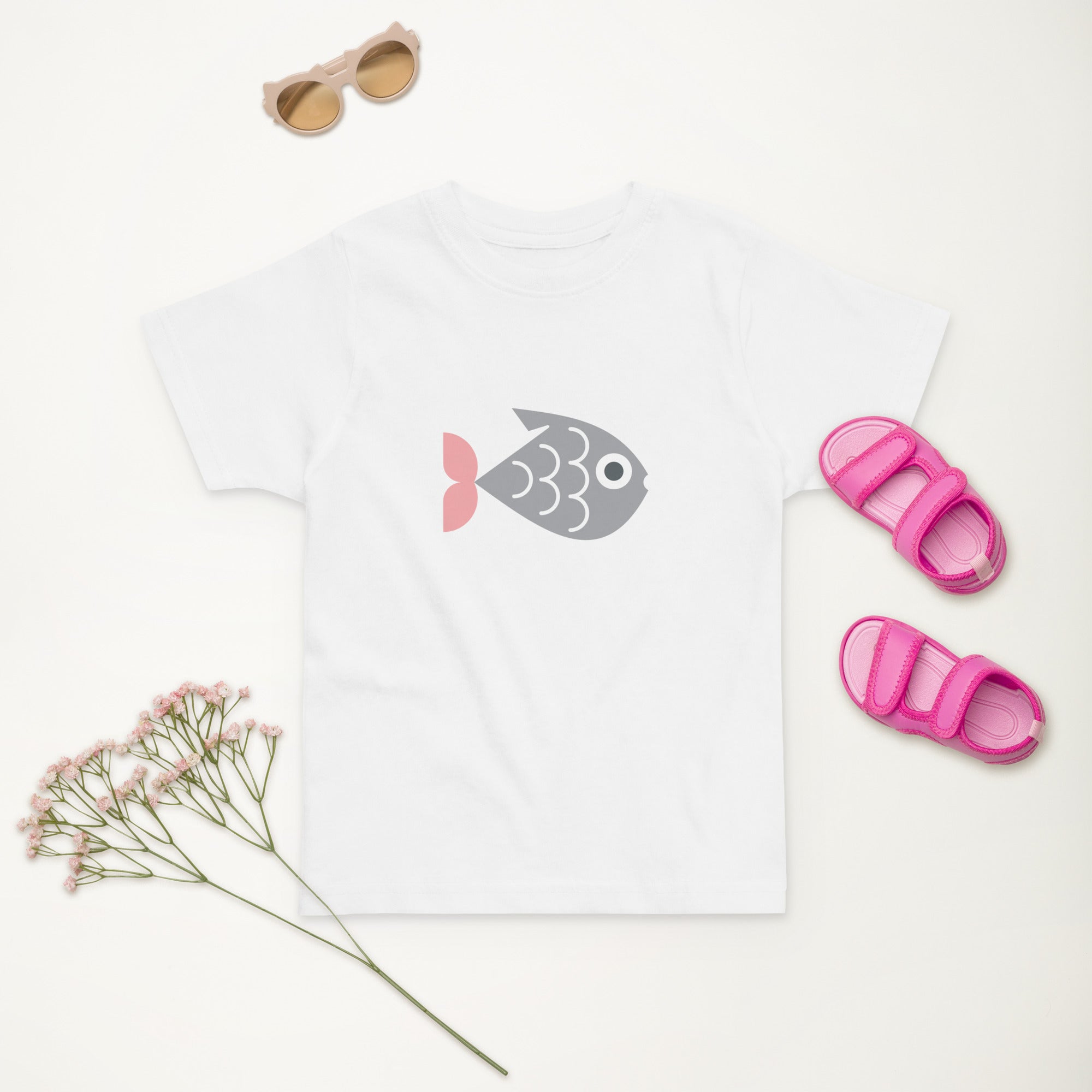 Toddler jersey t-shirt-Fish II
