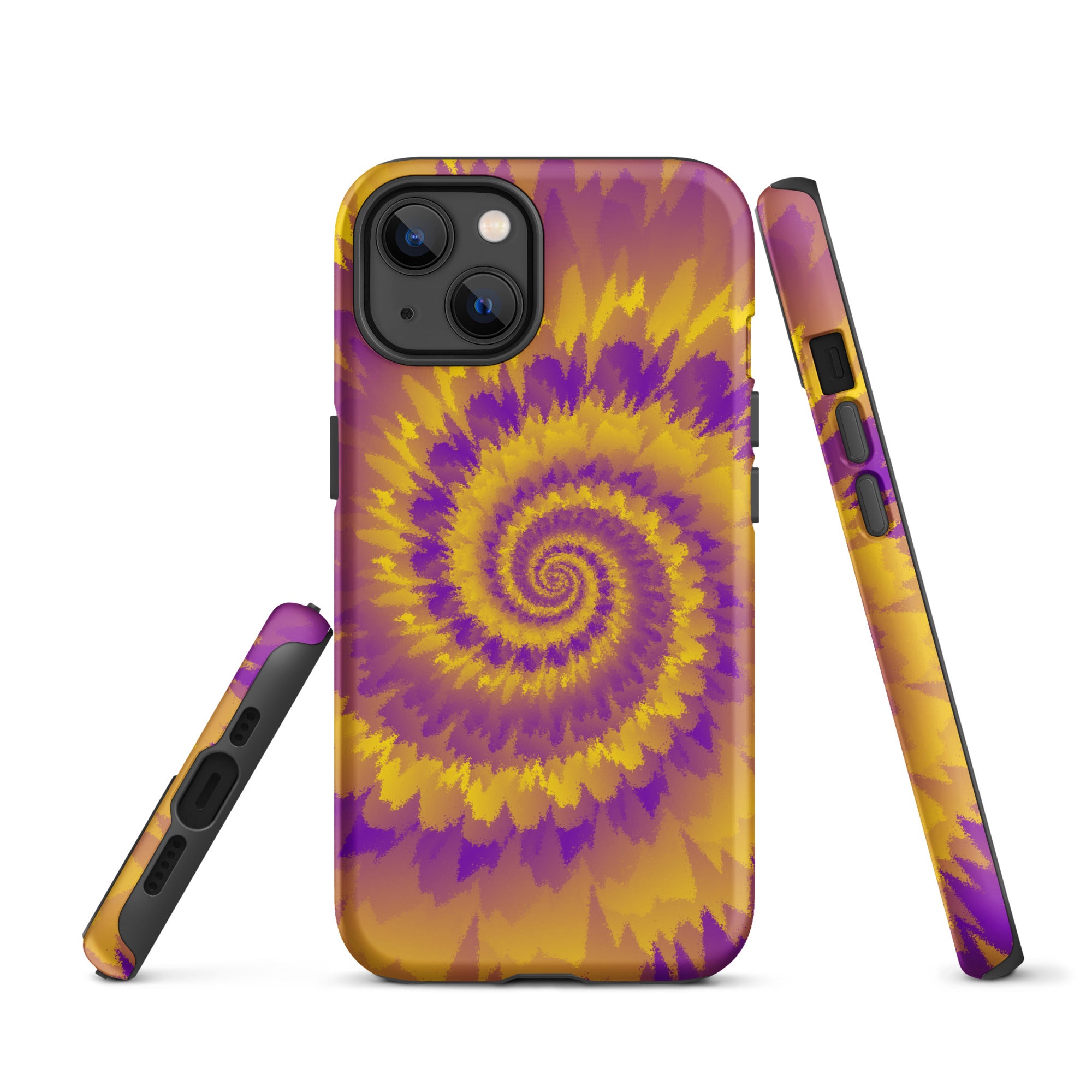 Tough Case for iPhone®-Tie Dye Spiral - Intersex