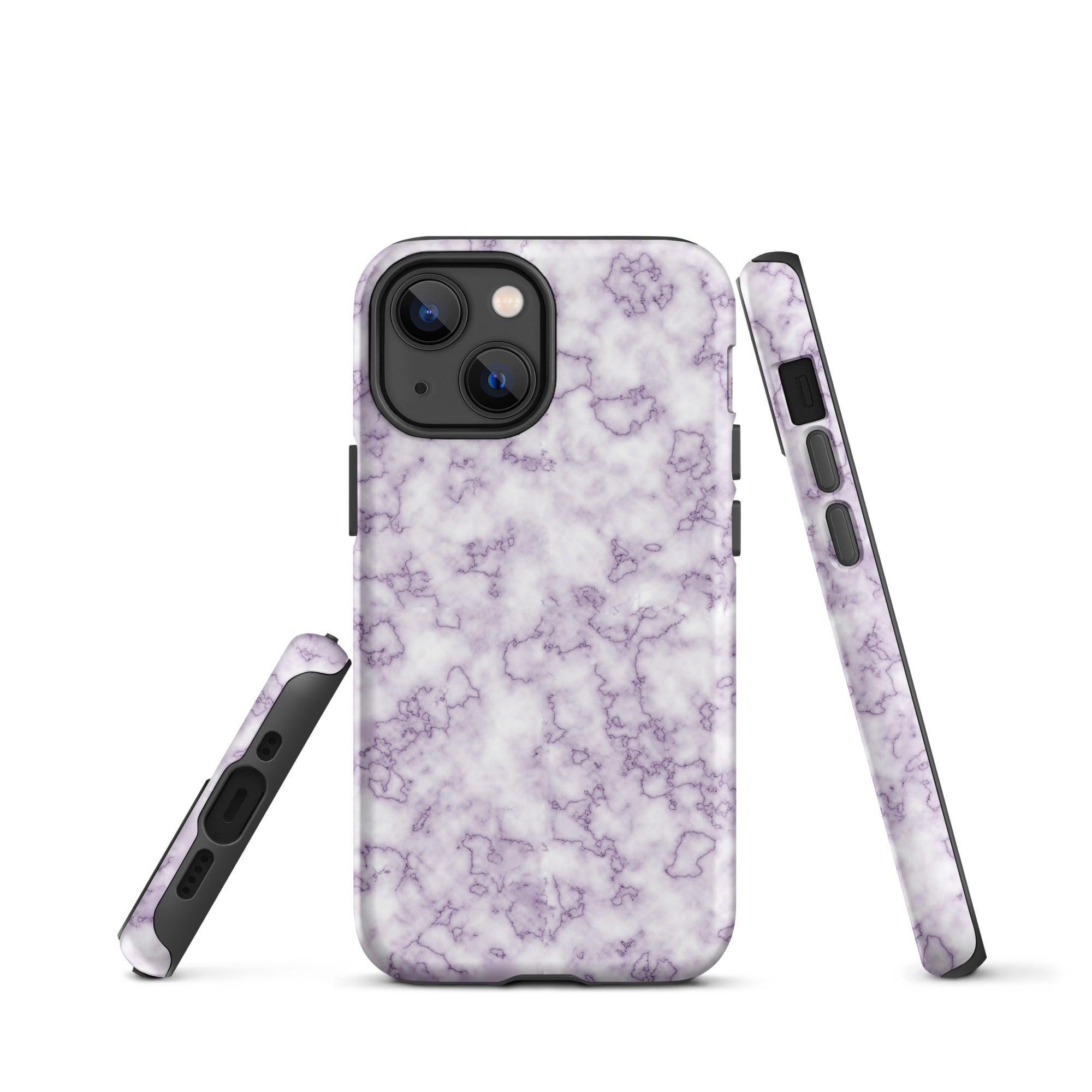 Tough Case for iPhone®- Purple Marble