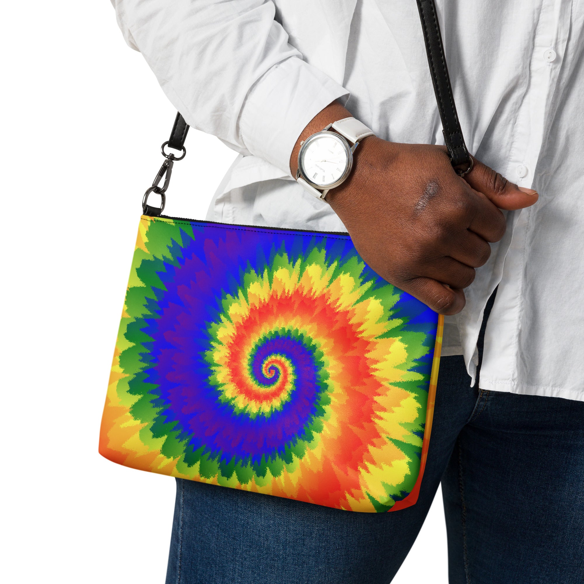 Crossbody bag- Tie Dye Spiral- LGBTQ