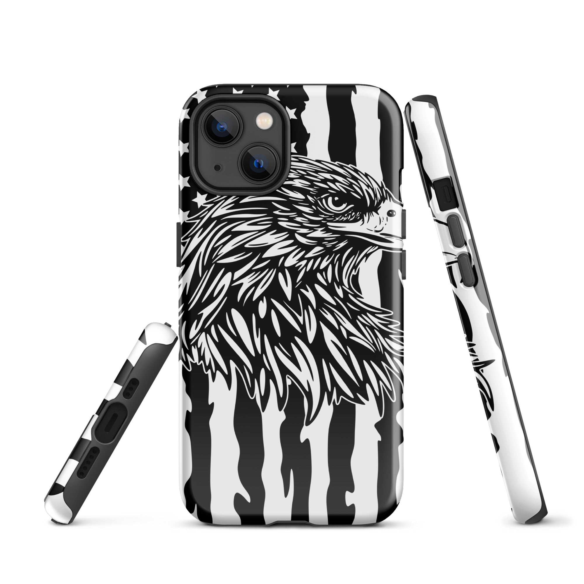 Tough Case for iPhone®- Eagle Mono