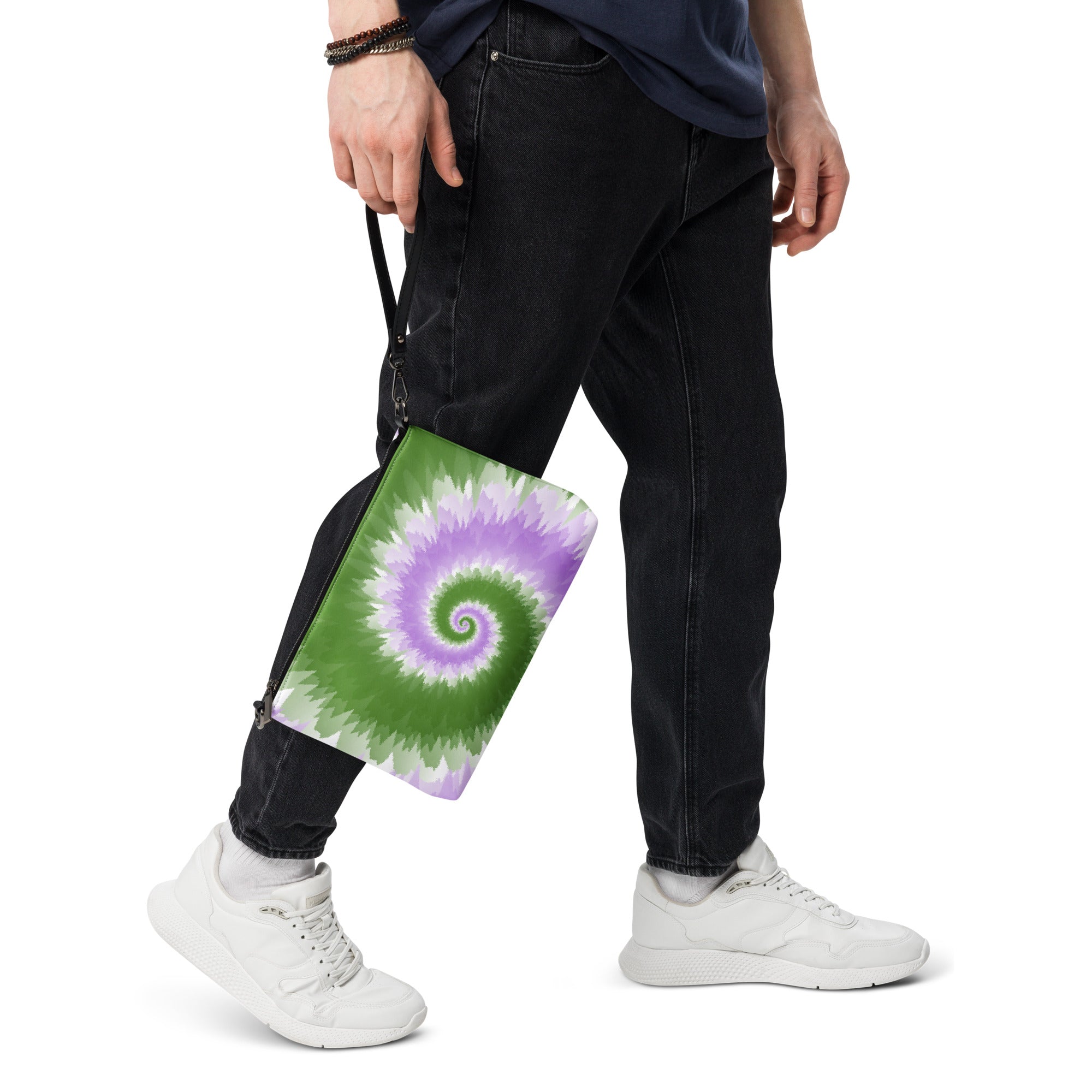 Crossbody bag- Tie Dye Spiral- Genderqueer