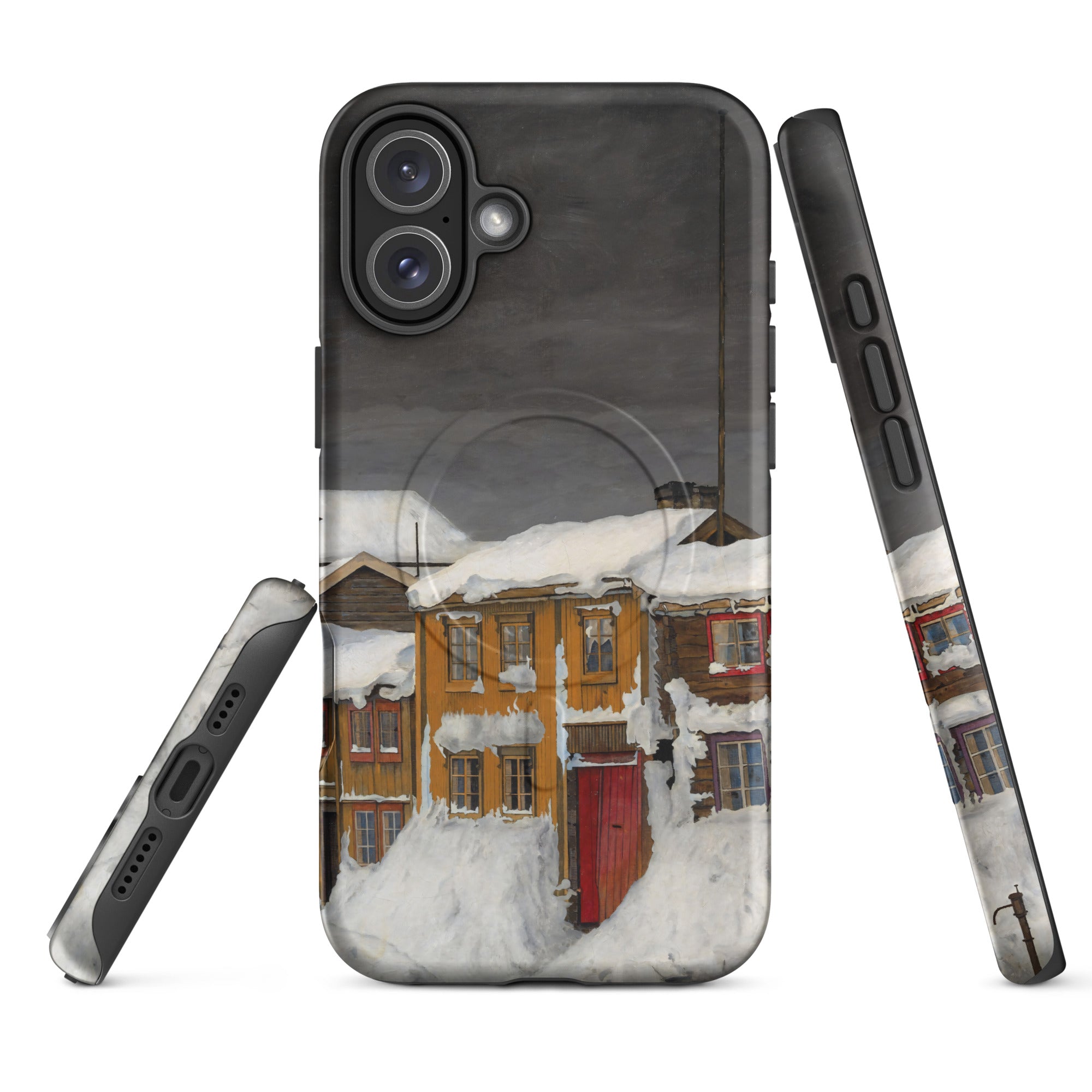 MagSafe® Tough case for iPhone®-Streets in Rros in Winter