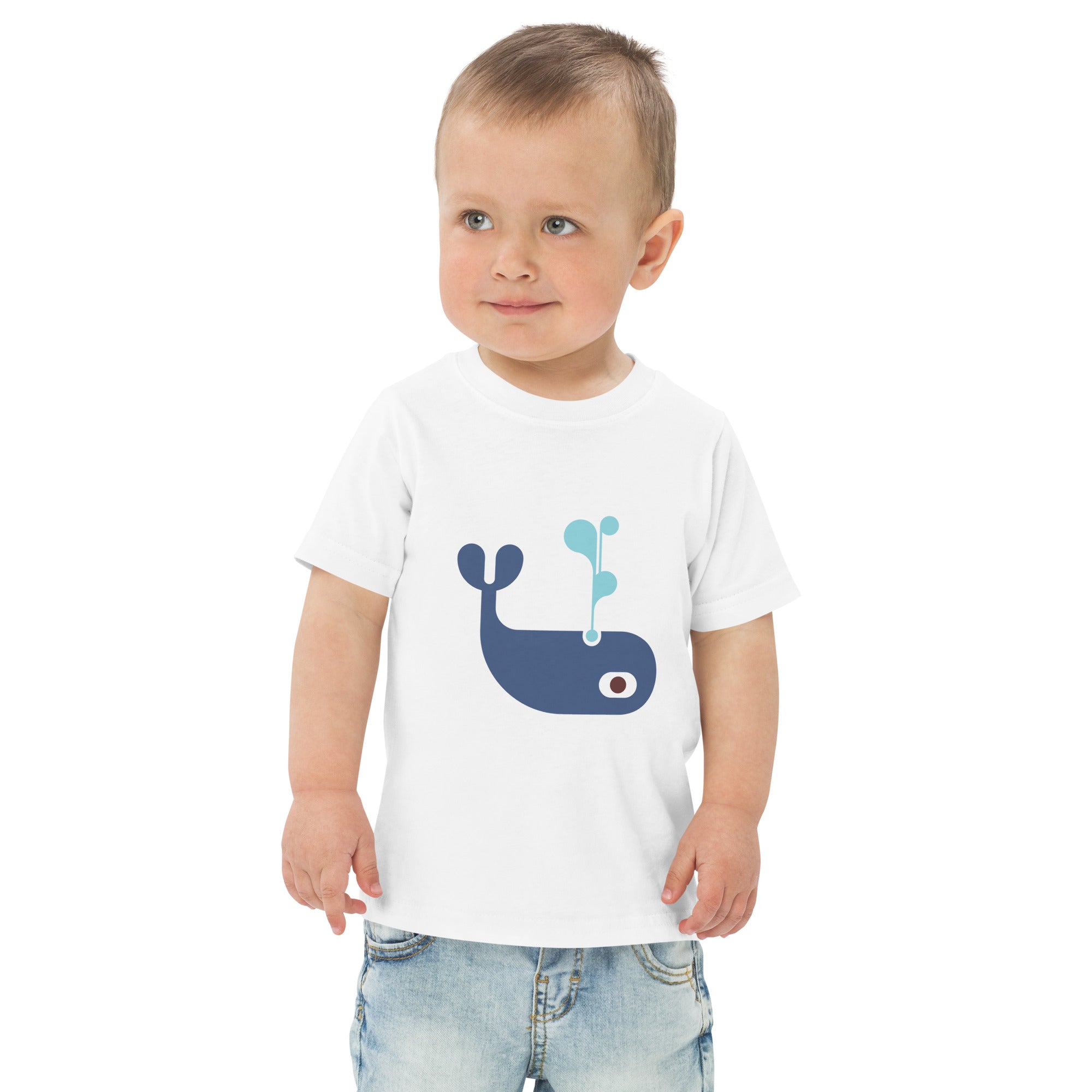 Toddler jersey t-shirt-Whale II