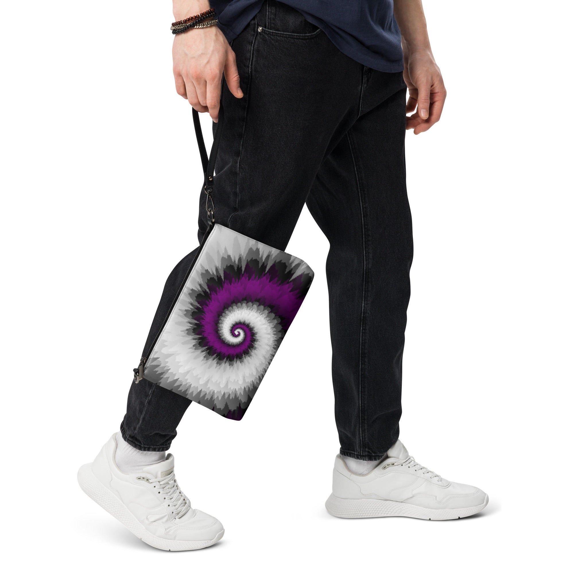 Crossbody bag- Tie Dye Spiral- Asexual