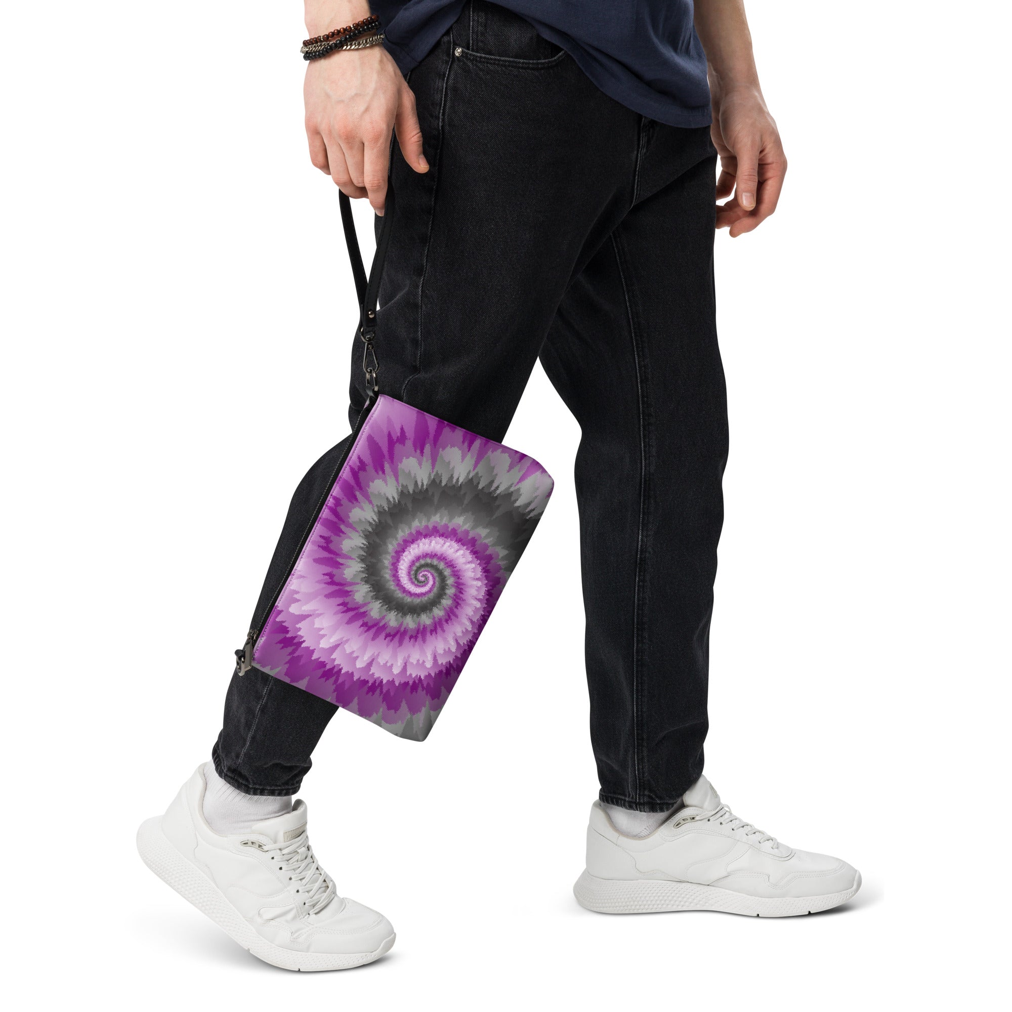 Crossbody bag- Tie Dye Spiral- Demisexual