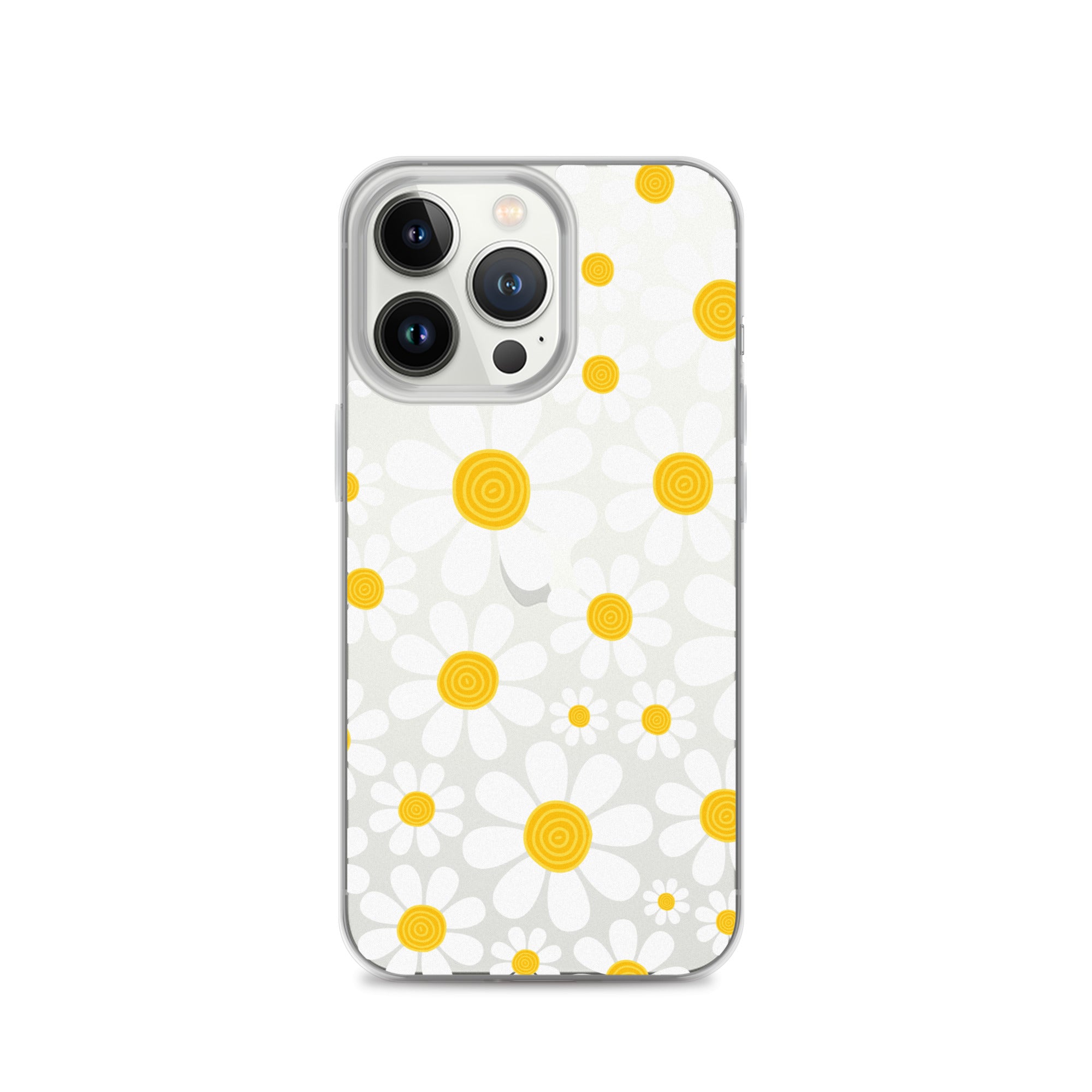 Clear Case for iPhone®- Floral Daisy Design III