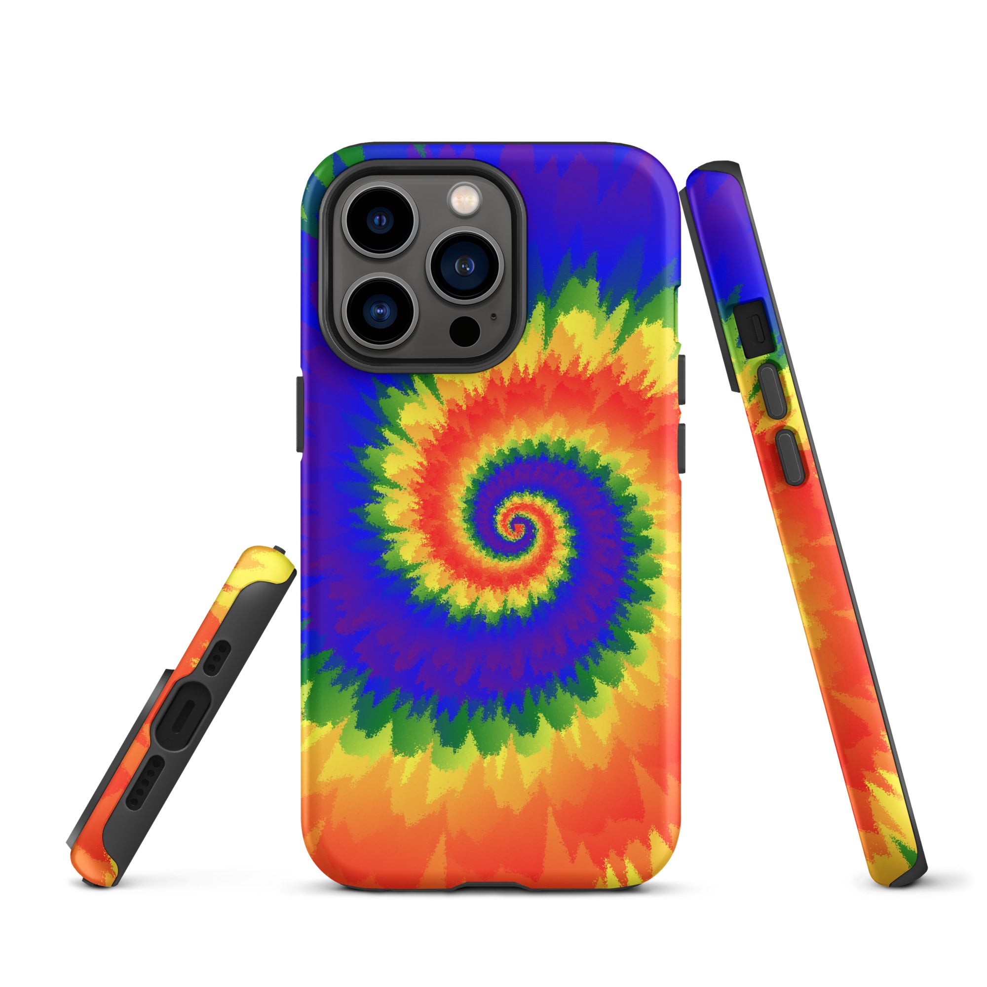 Tough Case for iPhone®-Tie Dye Spiral - LGBTQ