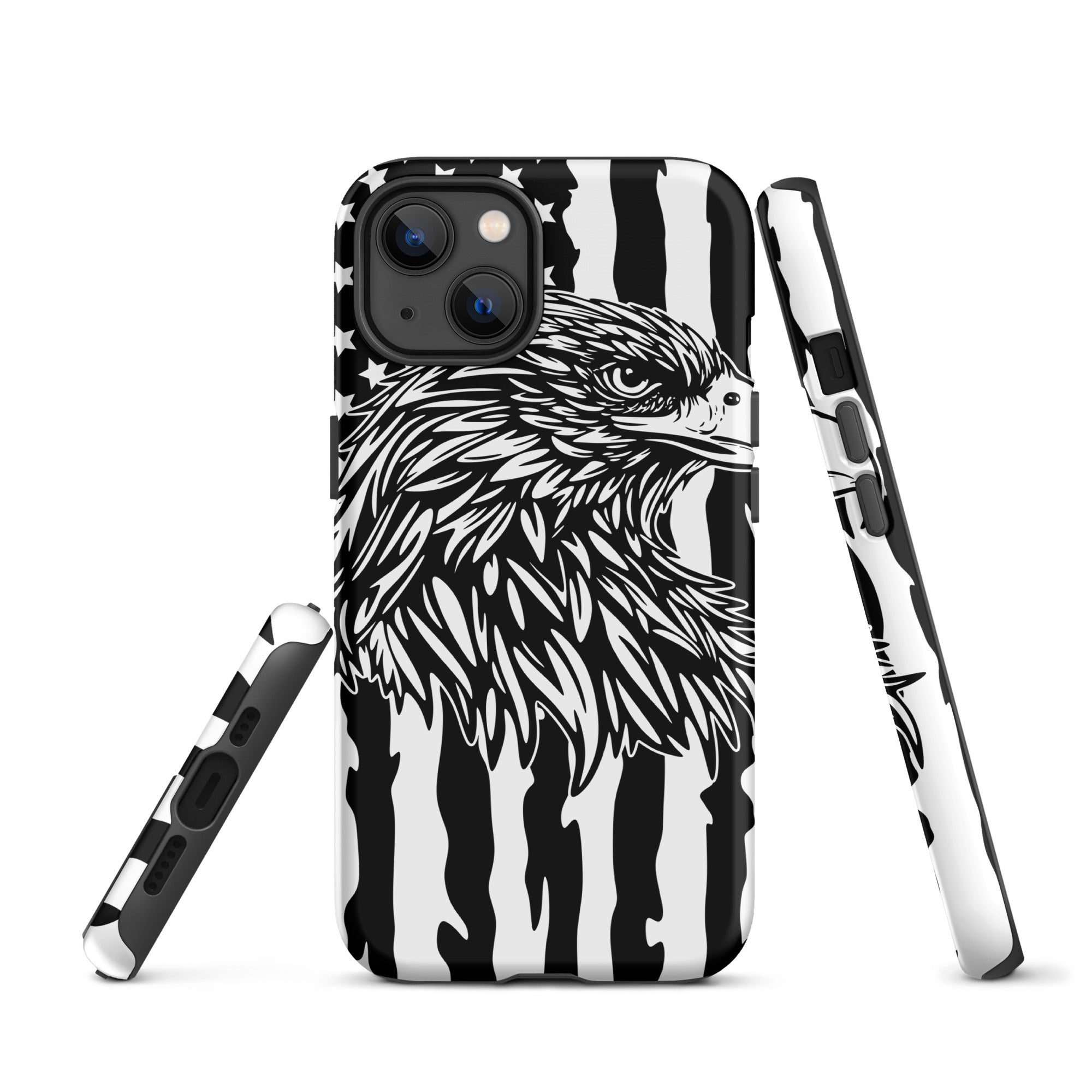 Tough Case for iPhone®- Eagle Mono