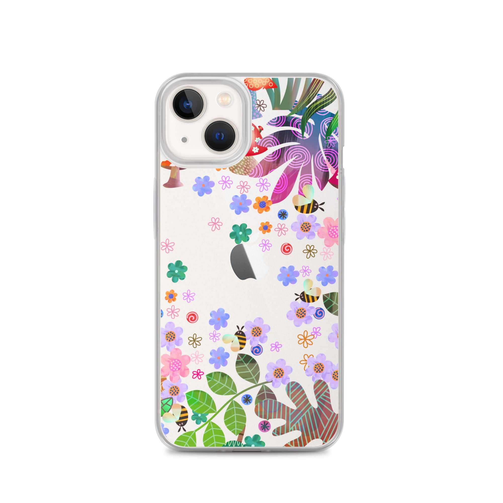 Clear Case for iPhone®- Enchanted Forest Design V