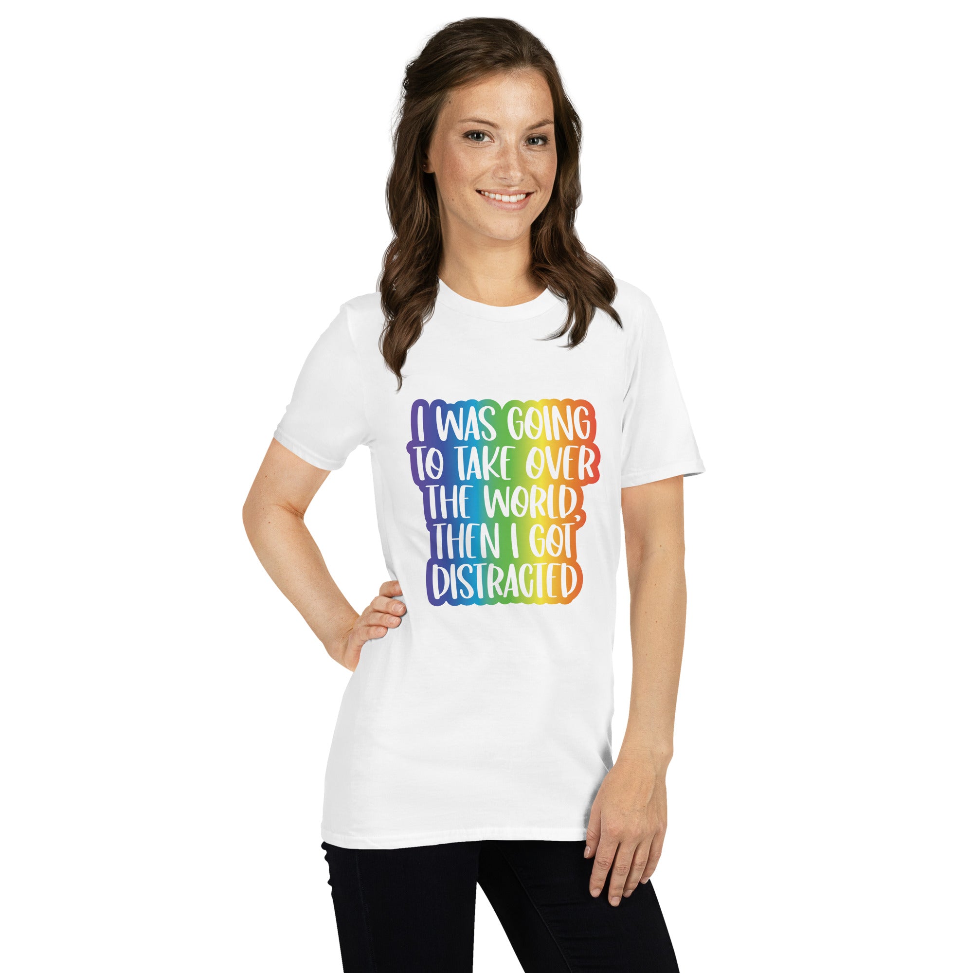 Short-Sleeve Unisex T-Shirt- ADHD- Take Over The World