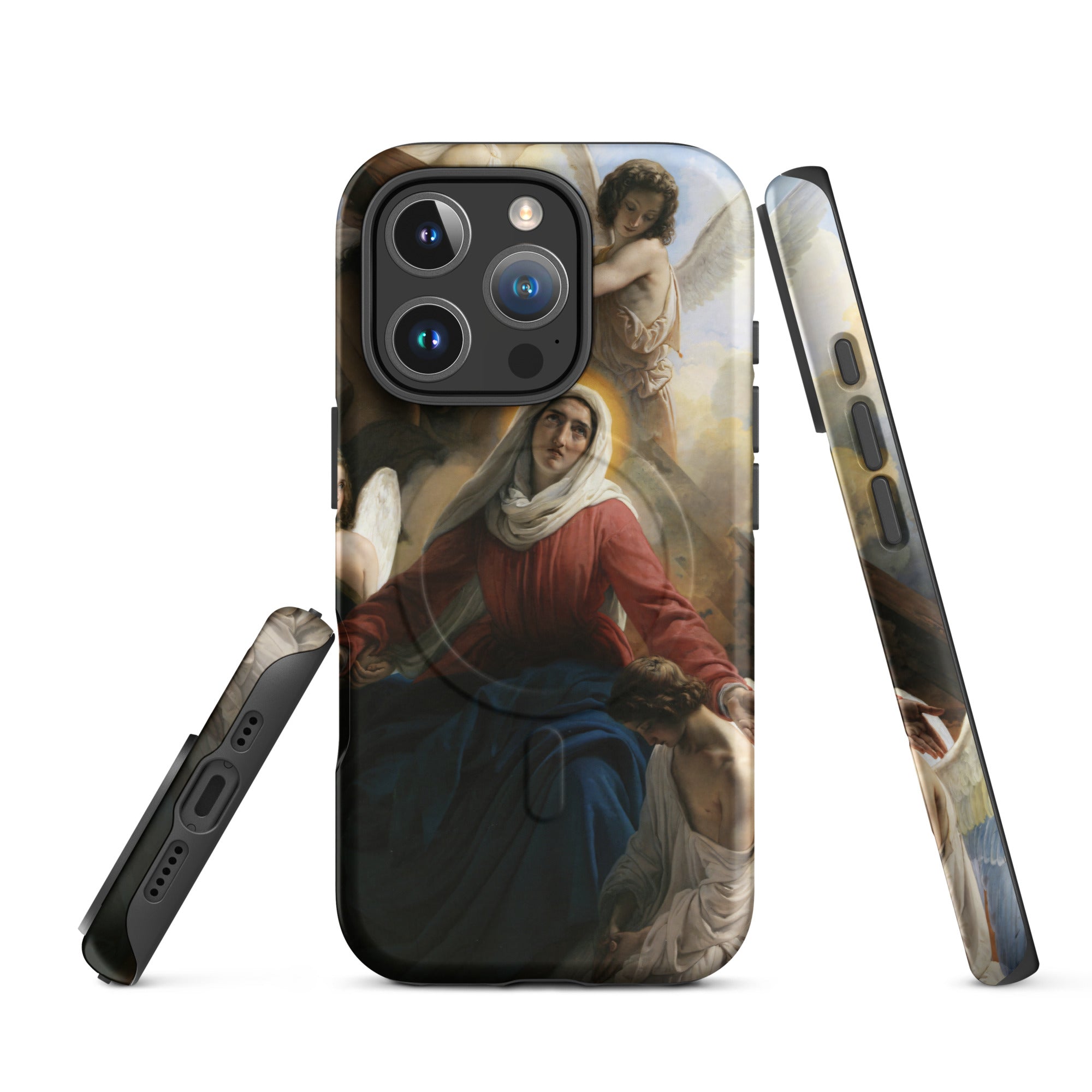 MagSafe® tough case for iPhone®-Francesco Hayez-La Vergine addolorata con gli angioli e i segni della passione 1842