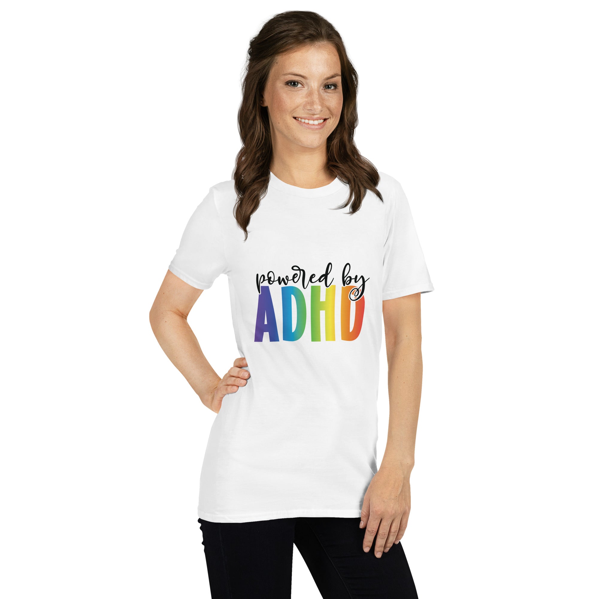 Short-Sleeve Unisex T-Shirt- ADHD- Powered By ADHD