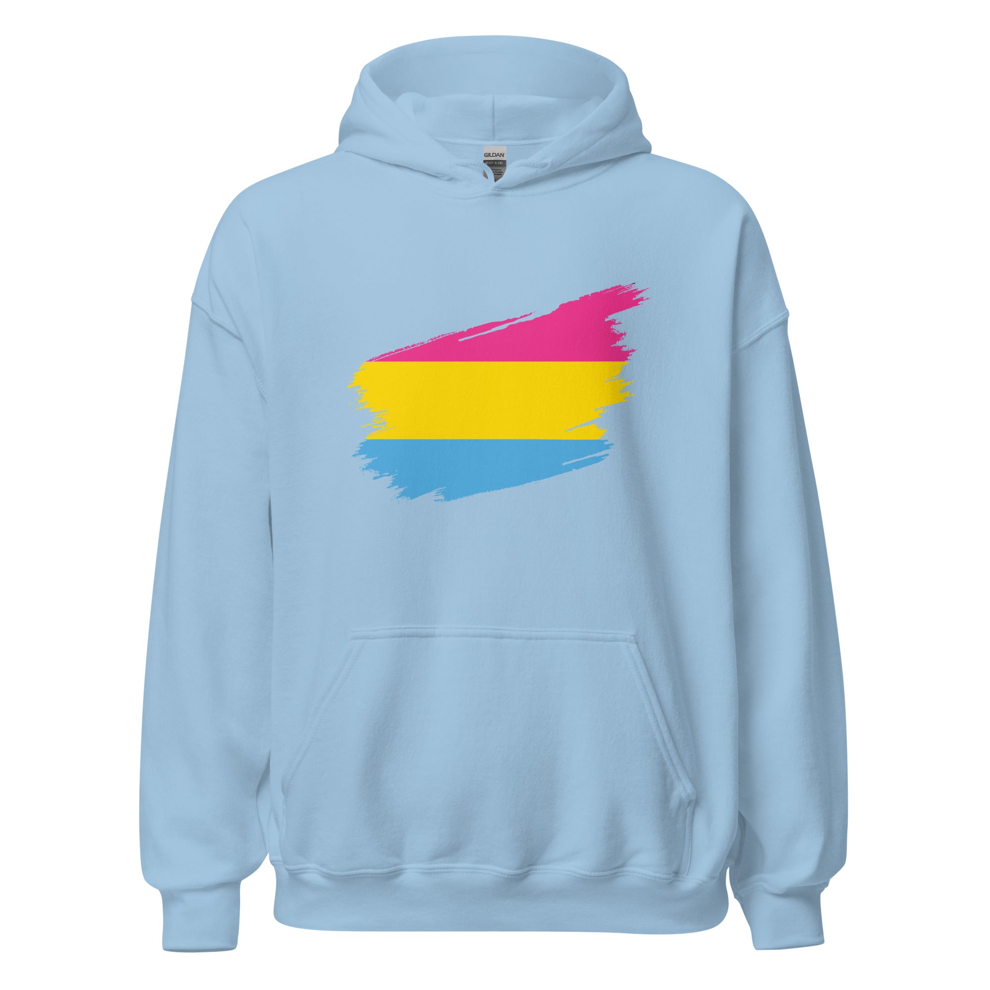 Unisex Hoodie-Pansexual Grunge Flag