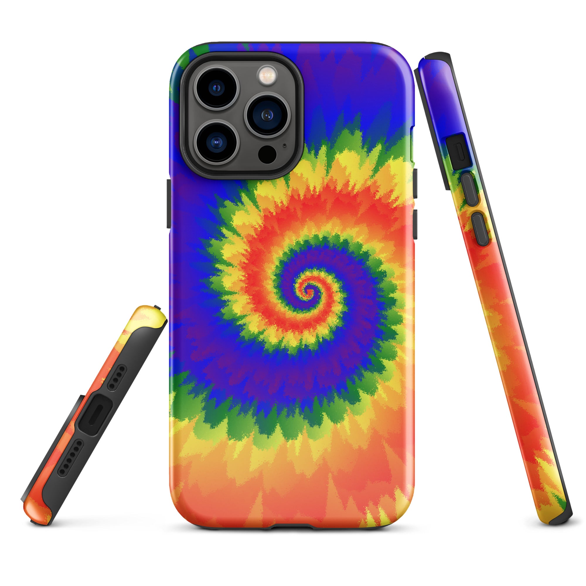 Tough Case for iPhone®-Tie Dye Spiral - LGBTQ