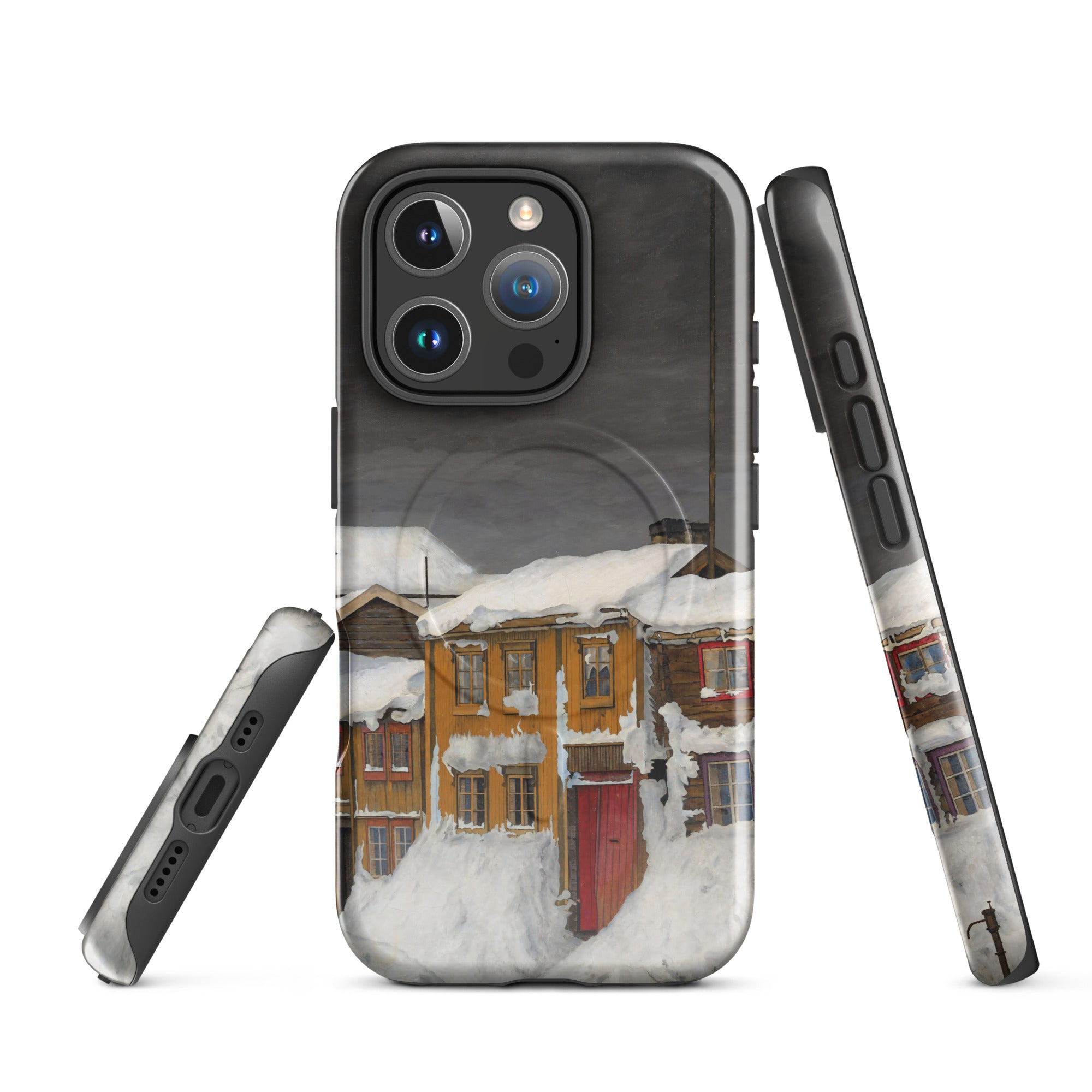 MagSafe® Tough case for iPhone®-Streets in Rros in Winter