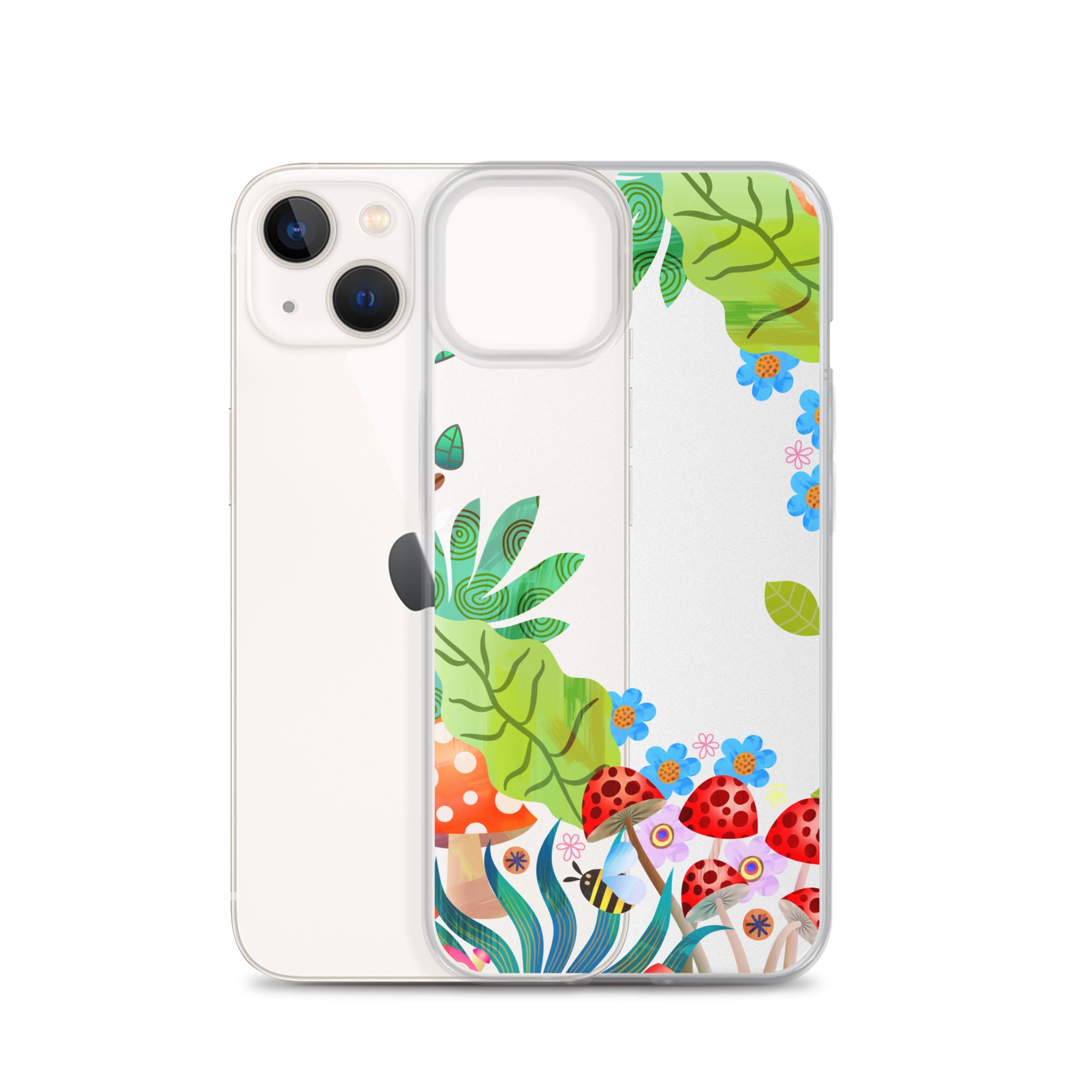 Clear Case for iPhone®- Enchanted Forest Design II