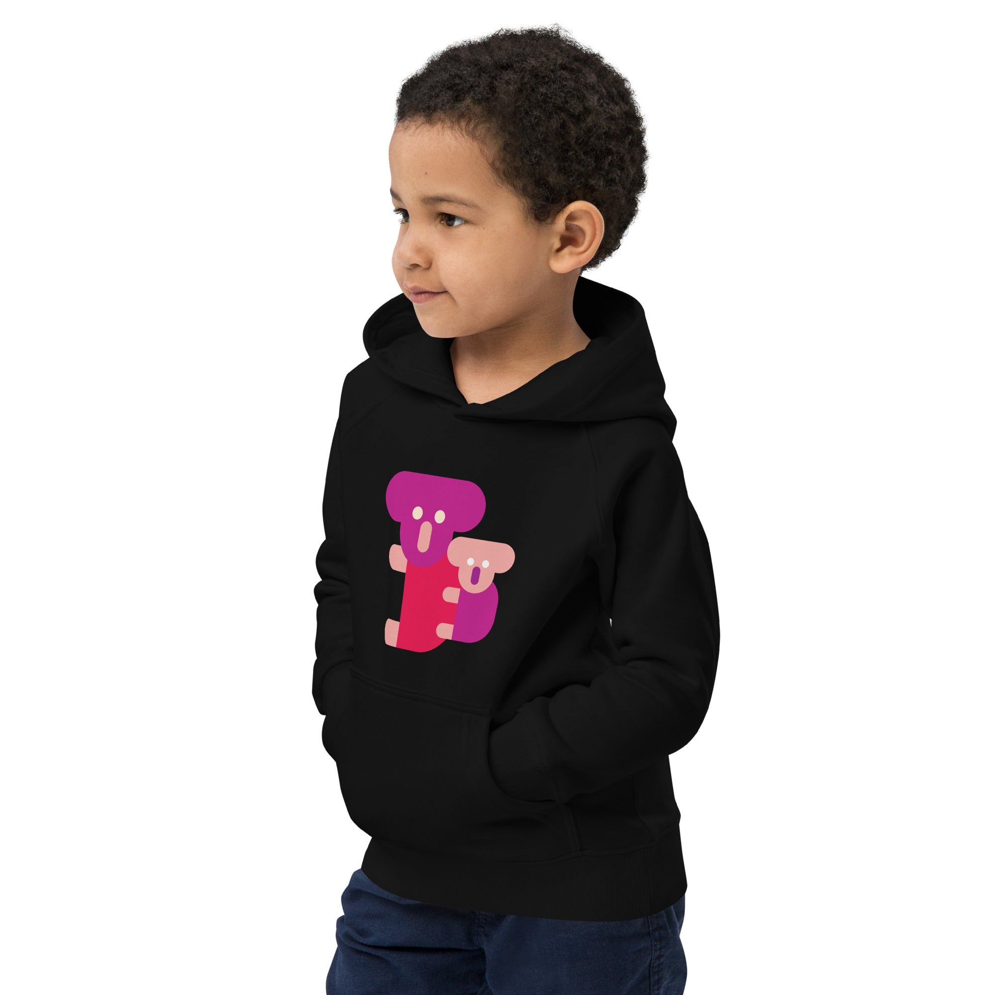 Kids eco hoodie-Panda