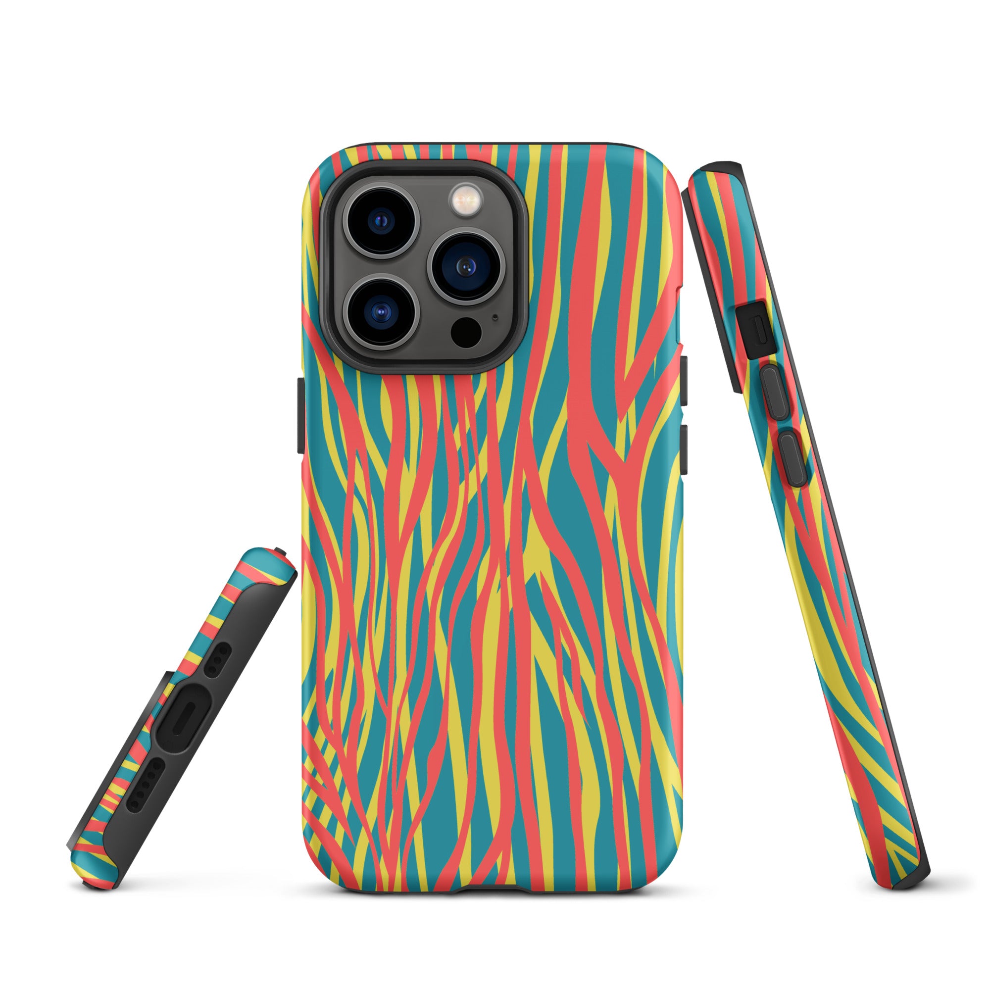Tough Case for iPhone®- Funky Zebra Pattern III