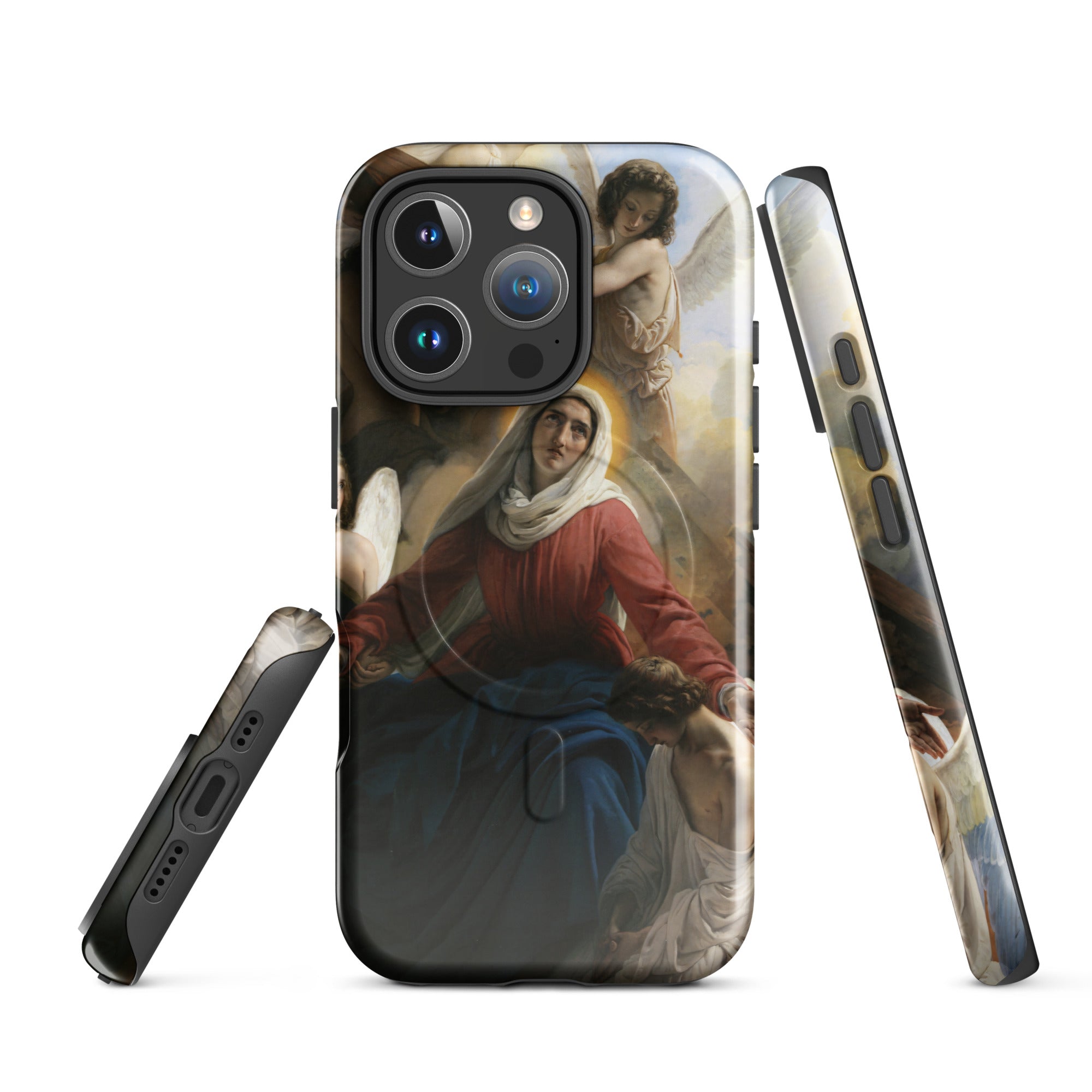 MagSafe® tough case for iPhone®-Francesco Hayez-La Vergine addolorata con gli angioli e i segni della passione 1842